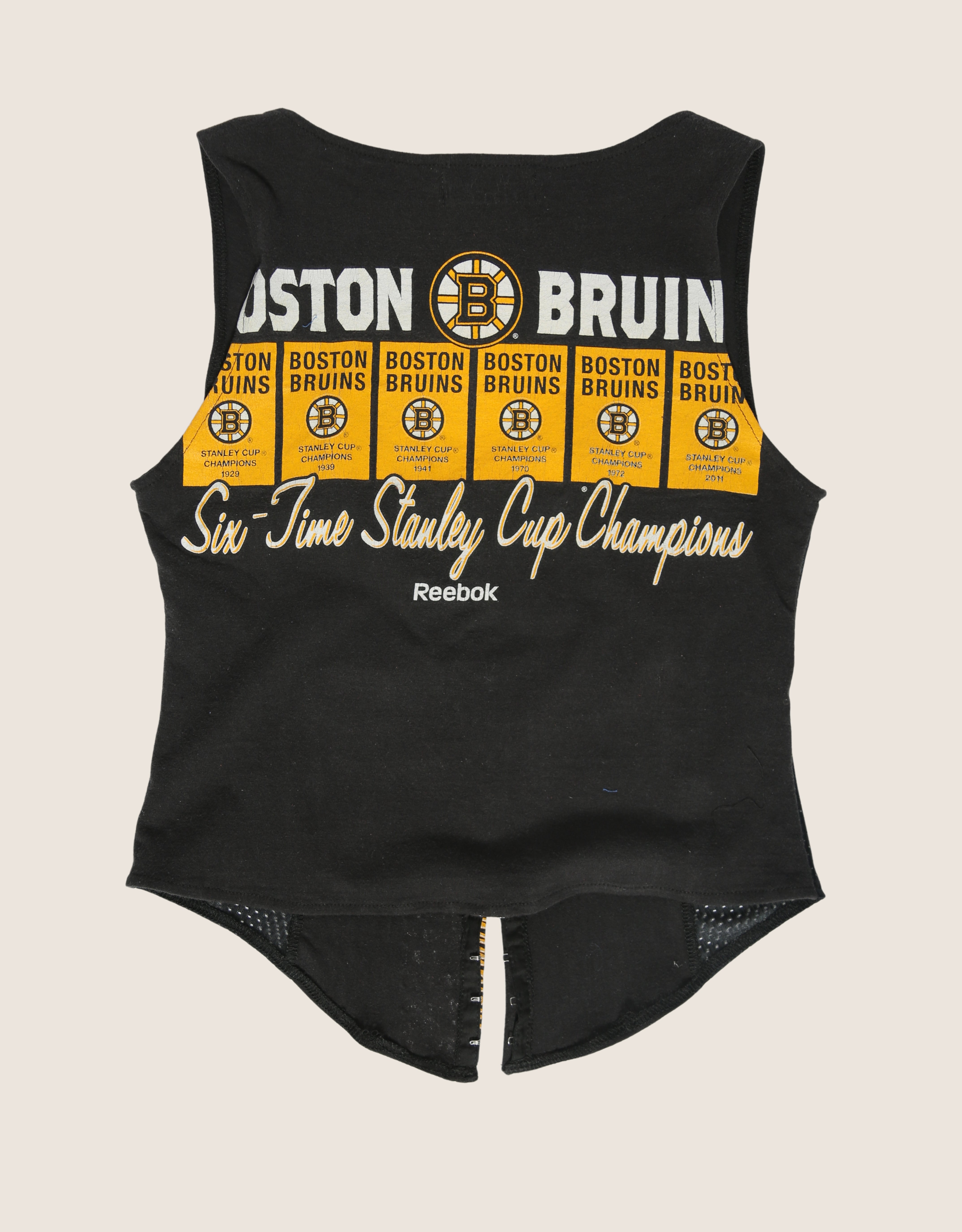 boston bruins hook and eye tank