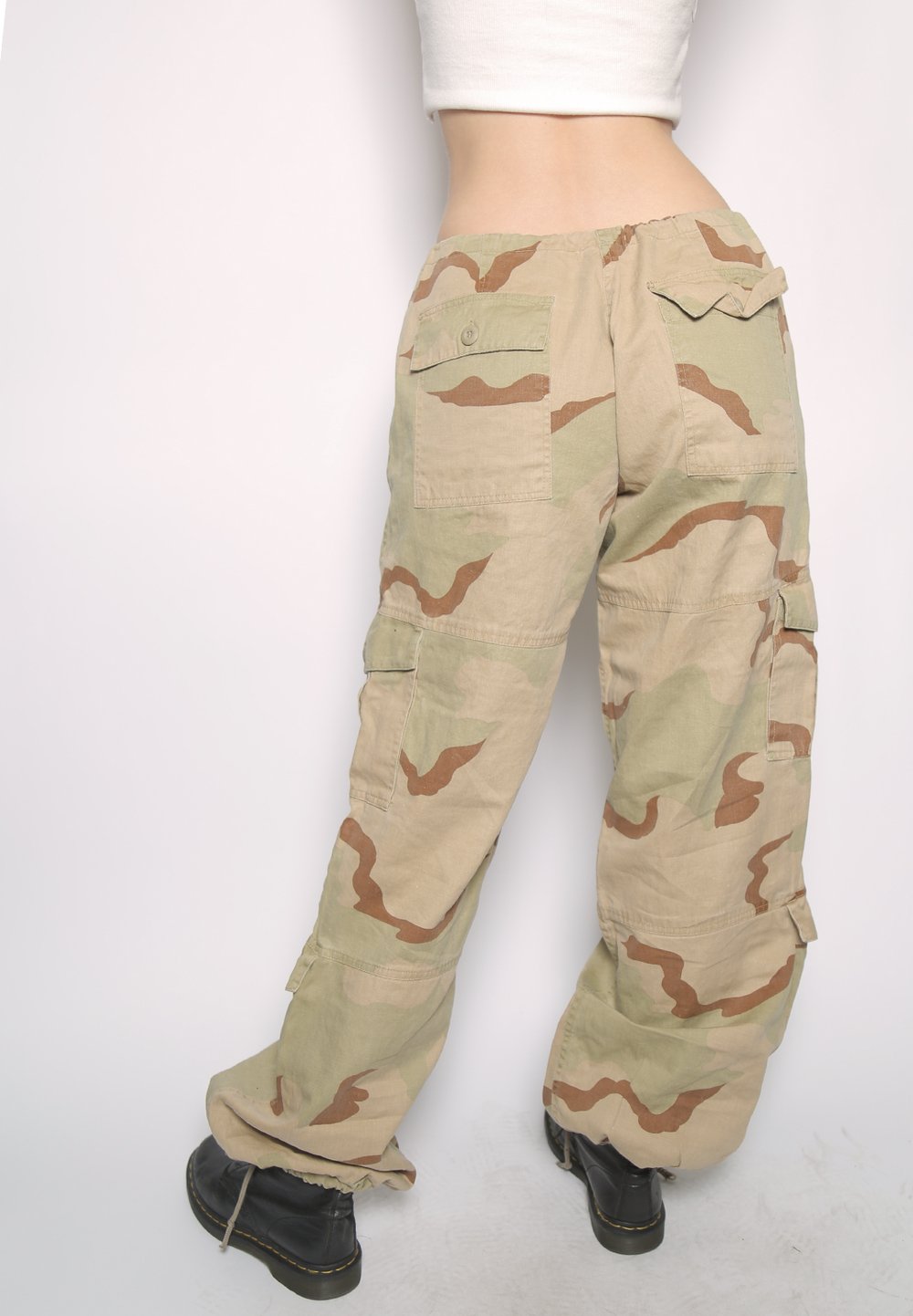 tan camo low waisted military pants