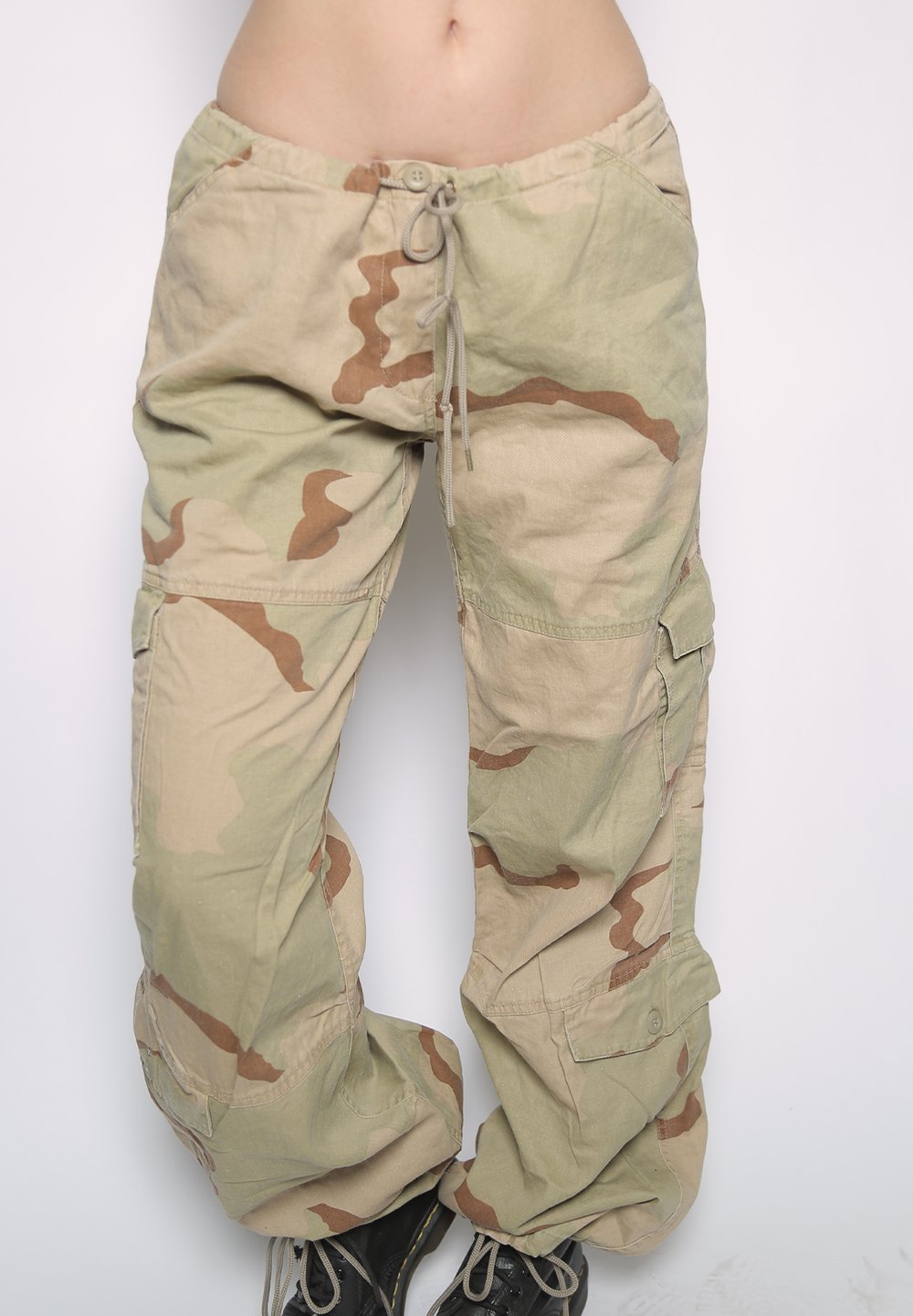 tan camo low waisted military pants