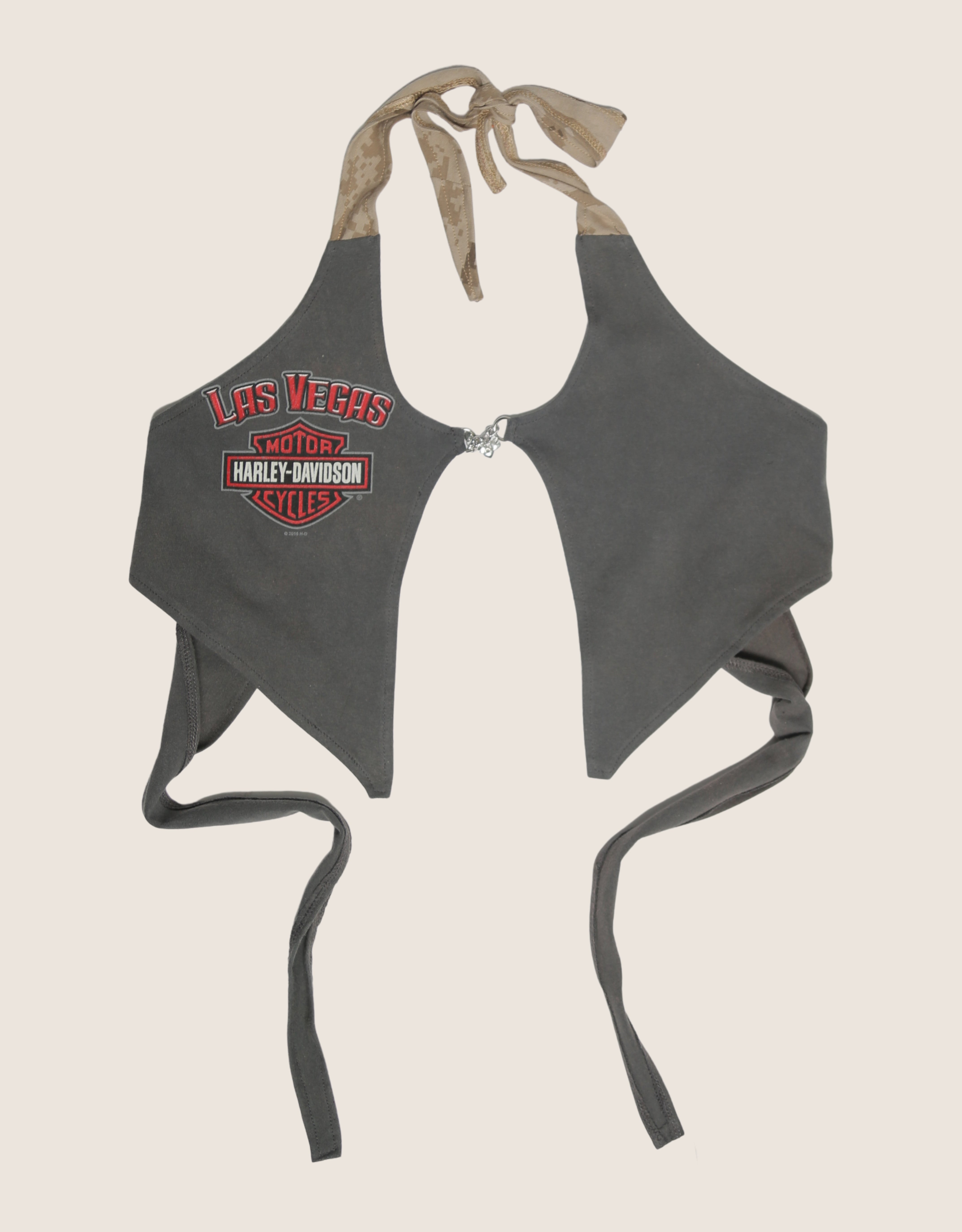 harley vegas charm front halter top