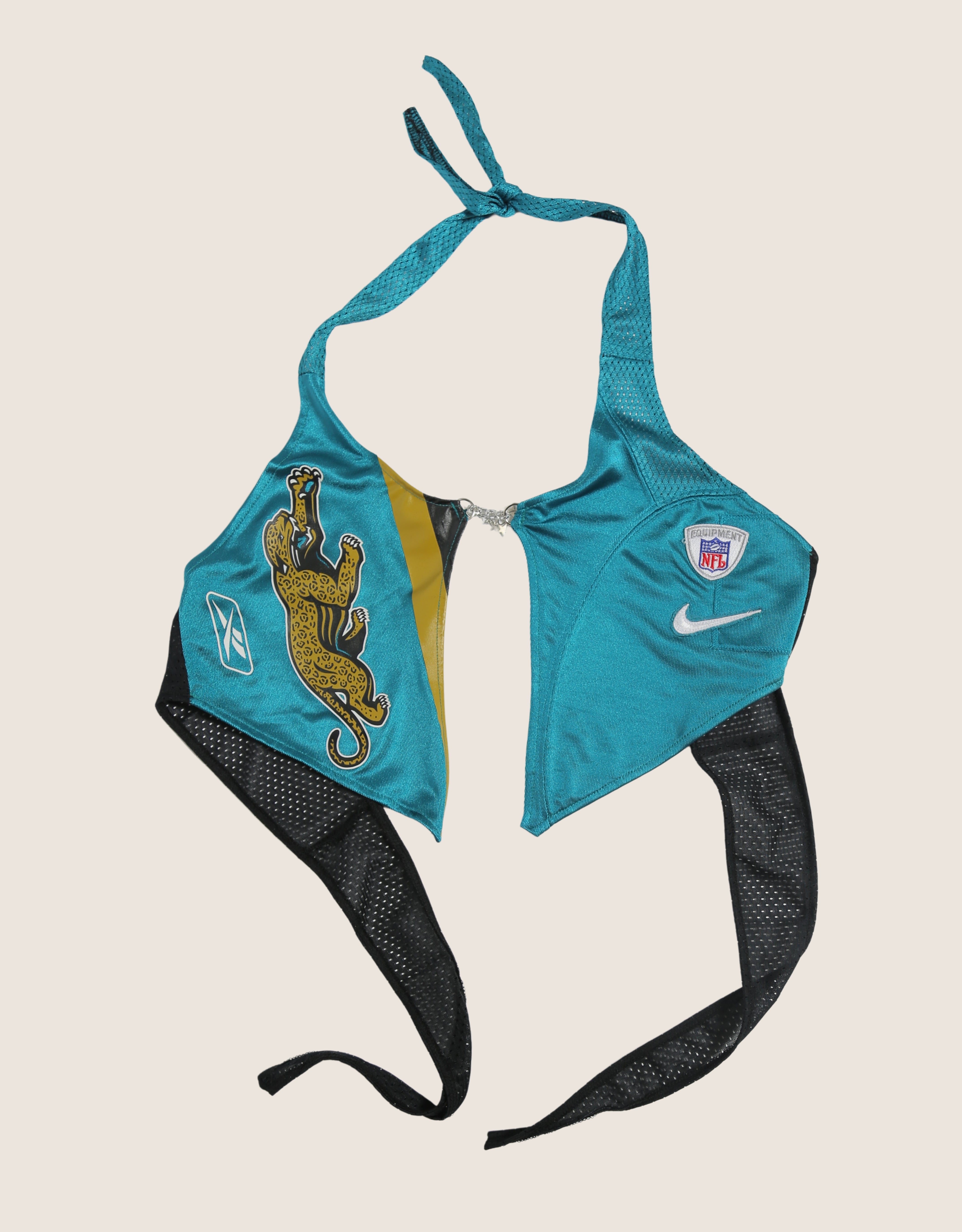 jaguars charm front halter top