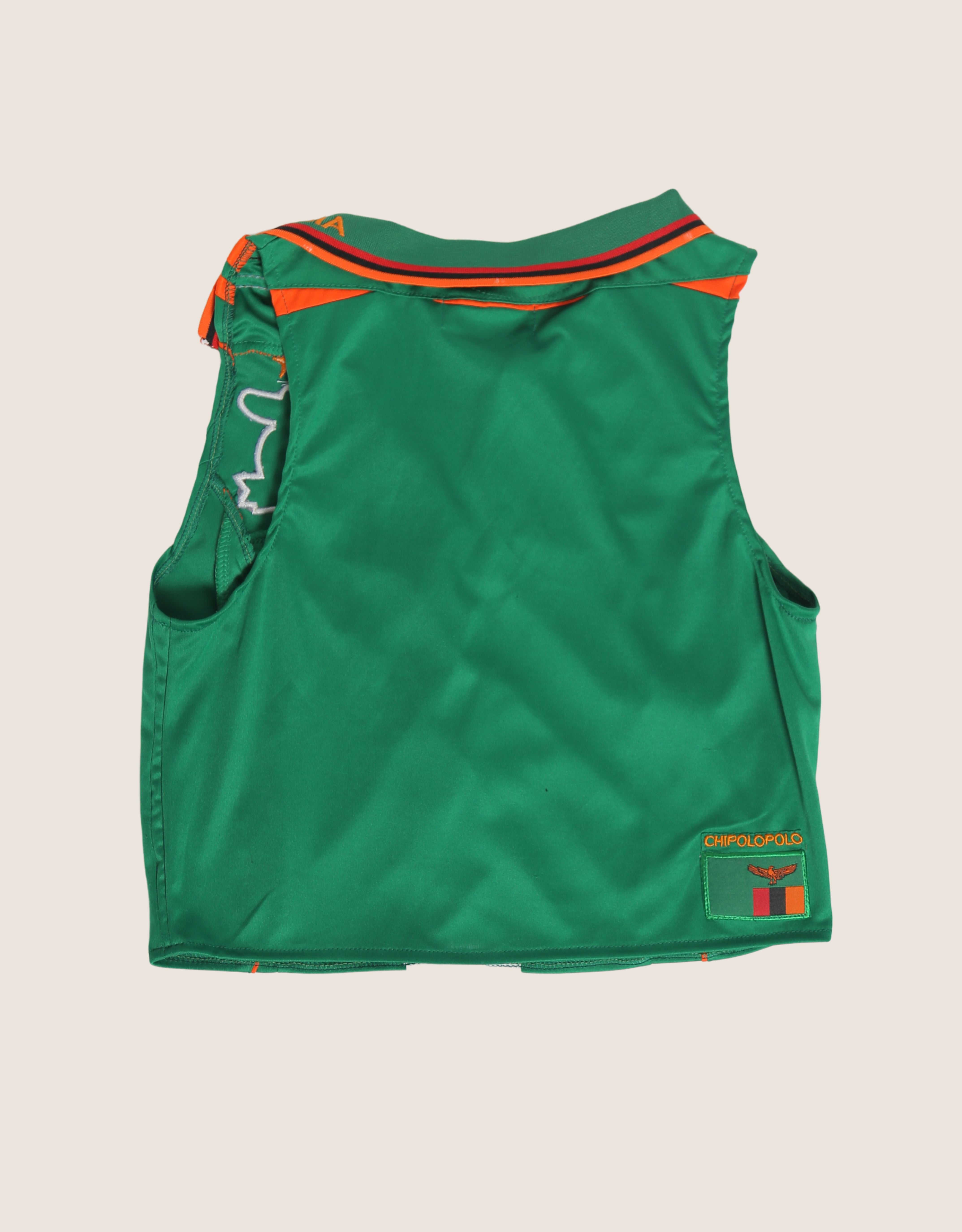 zambia soccer laced up collar tank (s/m)