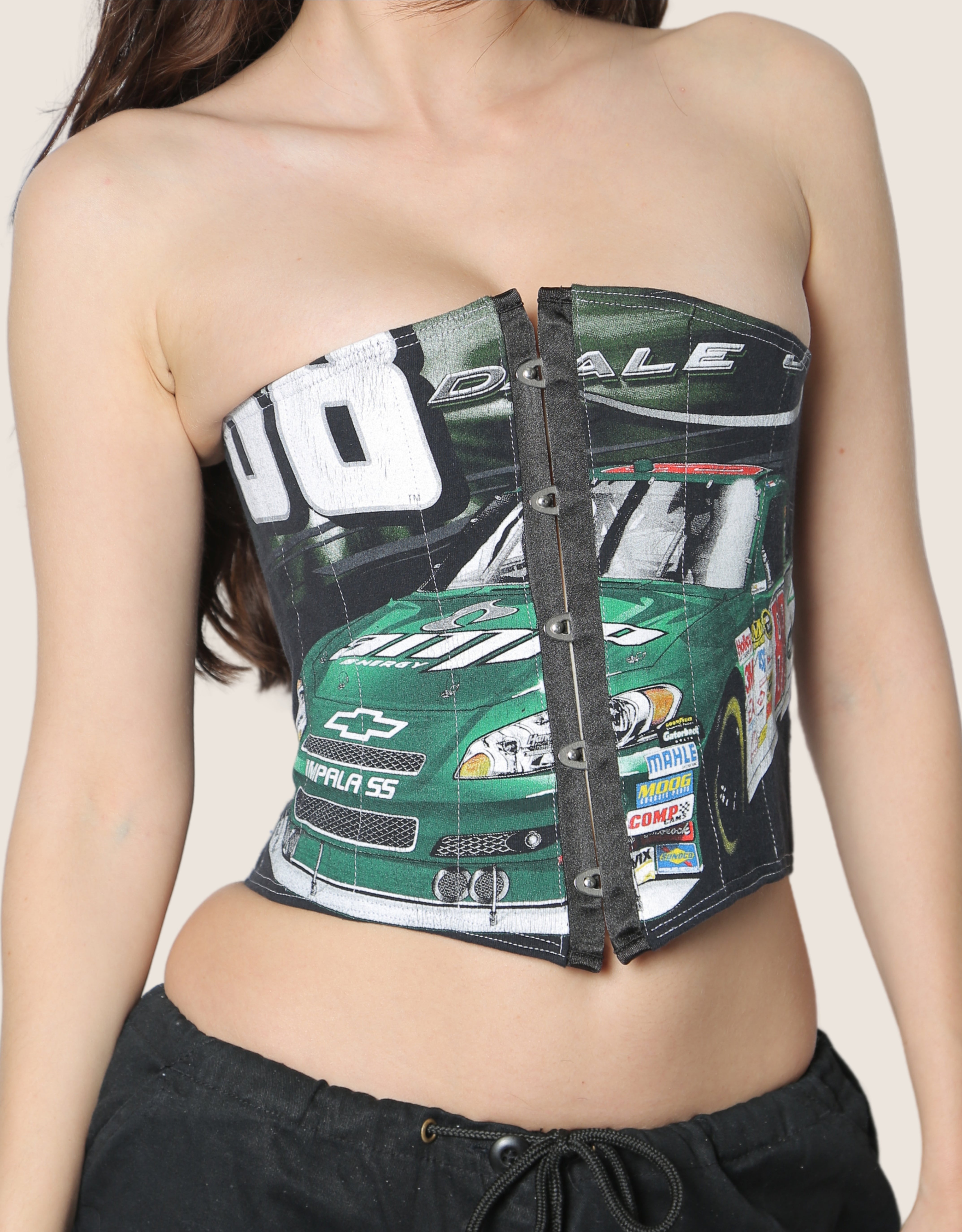 dale earnhardt jr. nascar reworked snap corset