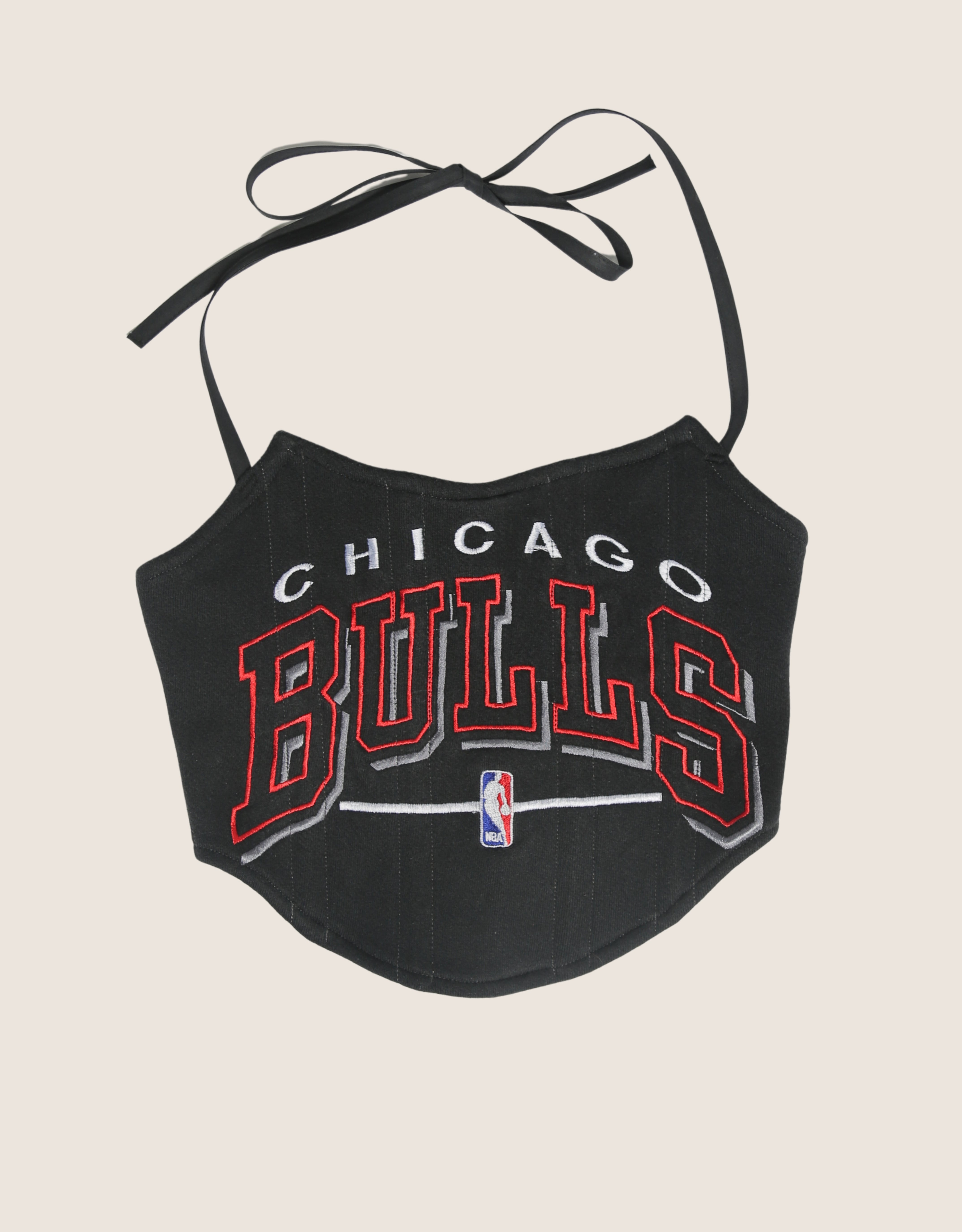 bulls reworked corset with matching shrug (med)