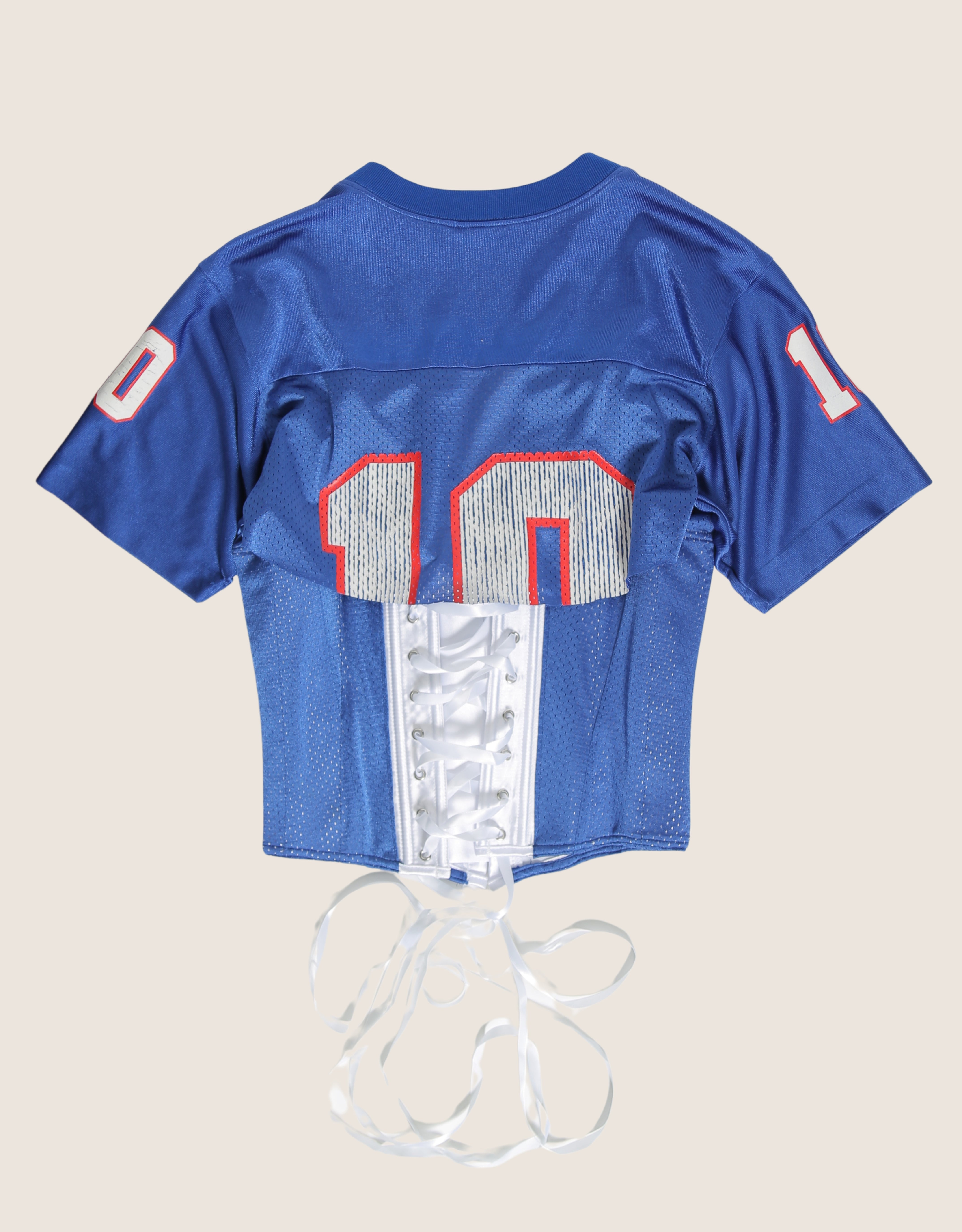 kansas u reworked snap corset jersey (s/m)