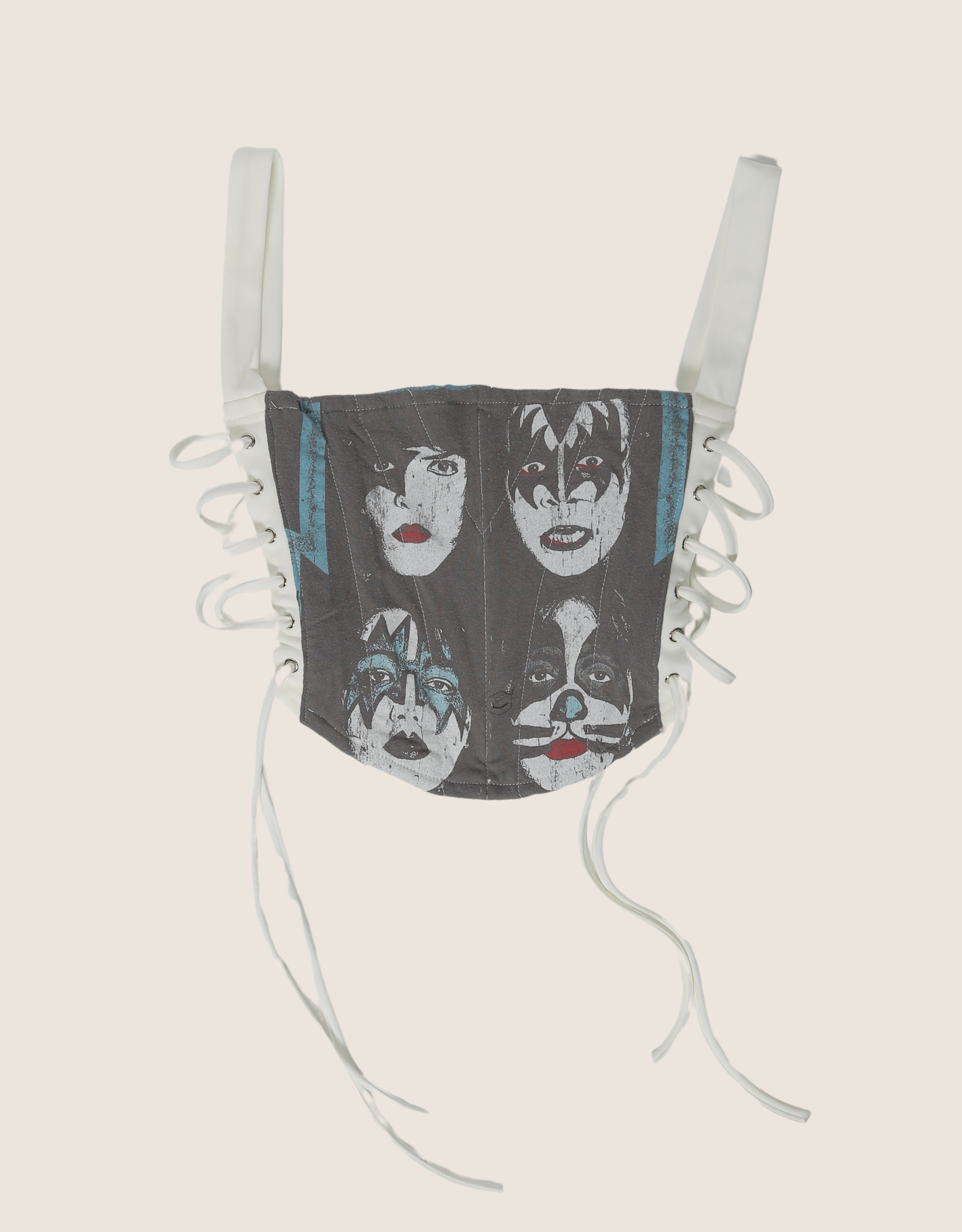 kiss grey reworked corset with matching shrug (M)