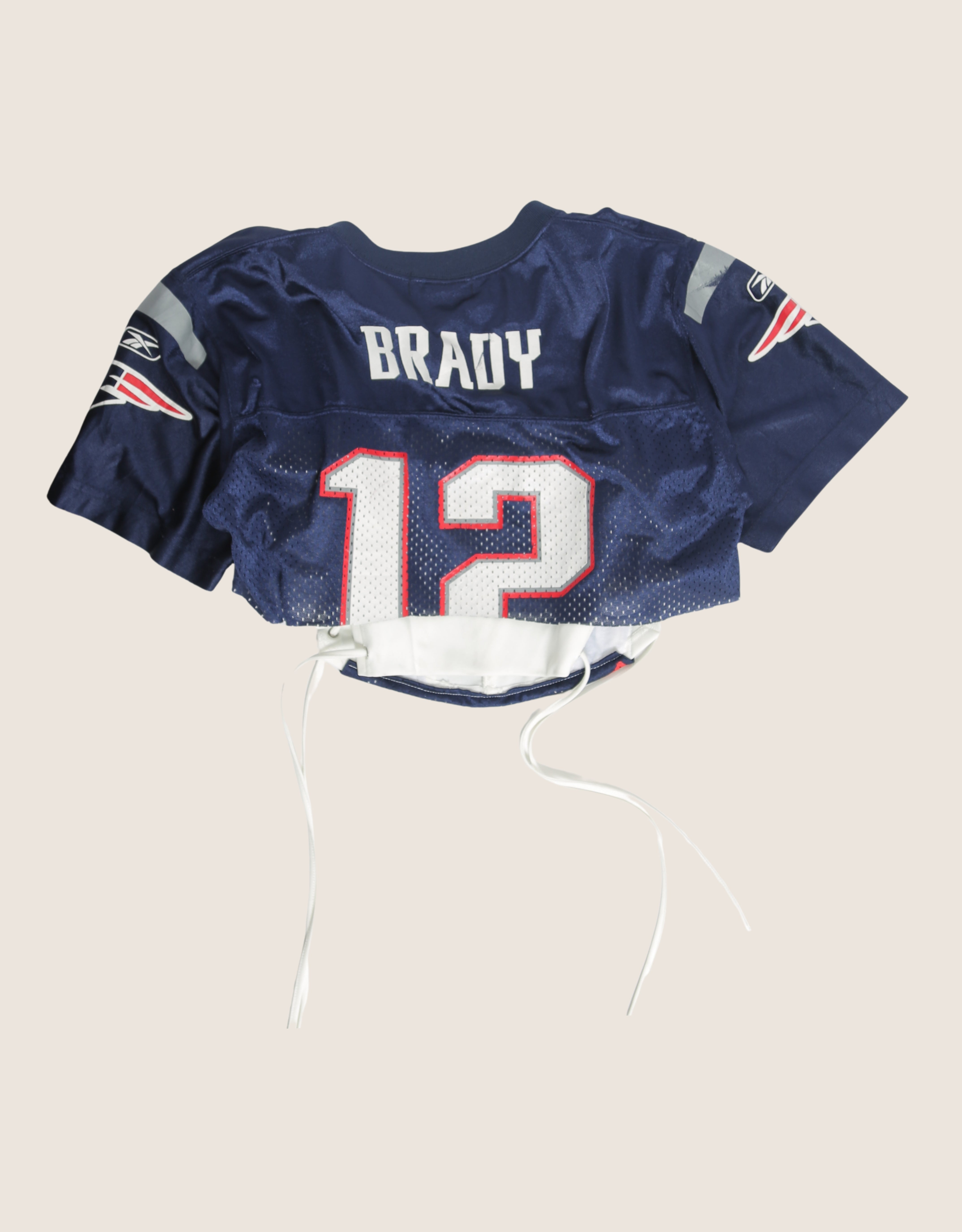 patriots reworked corset with matching shrug