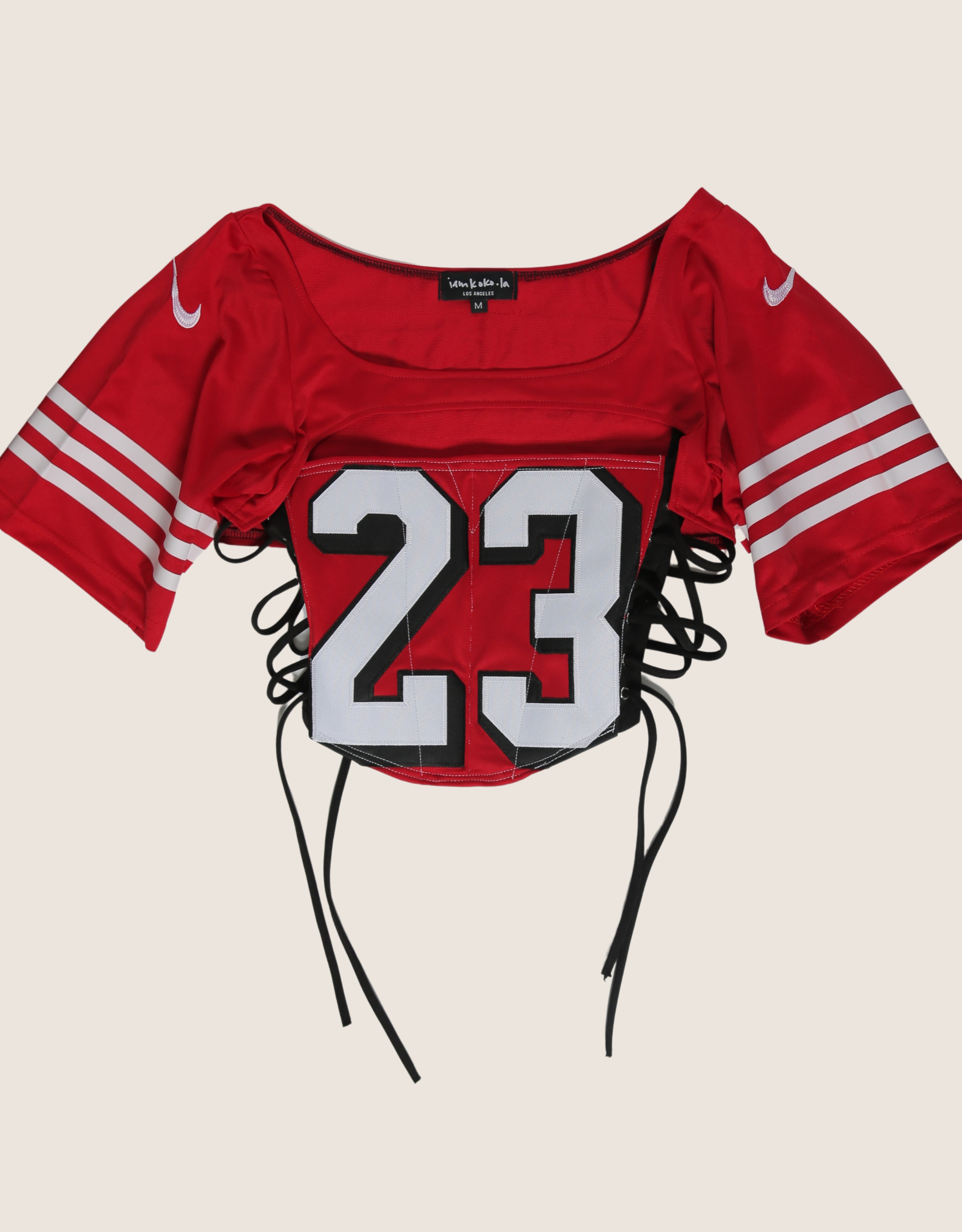 49ers 23 reworked corset with matching shrug (small)
