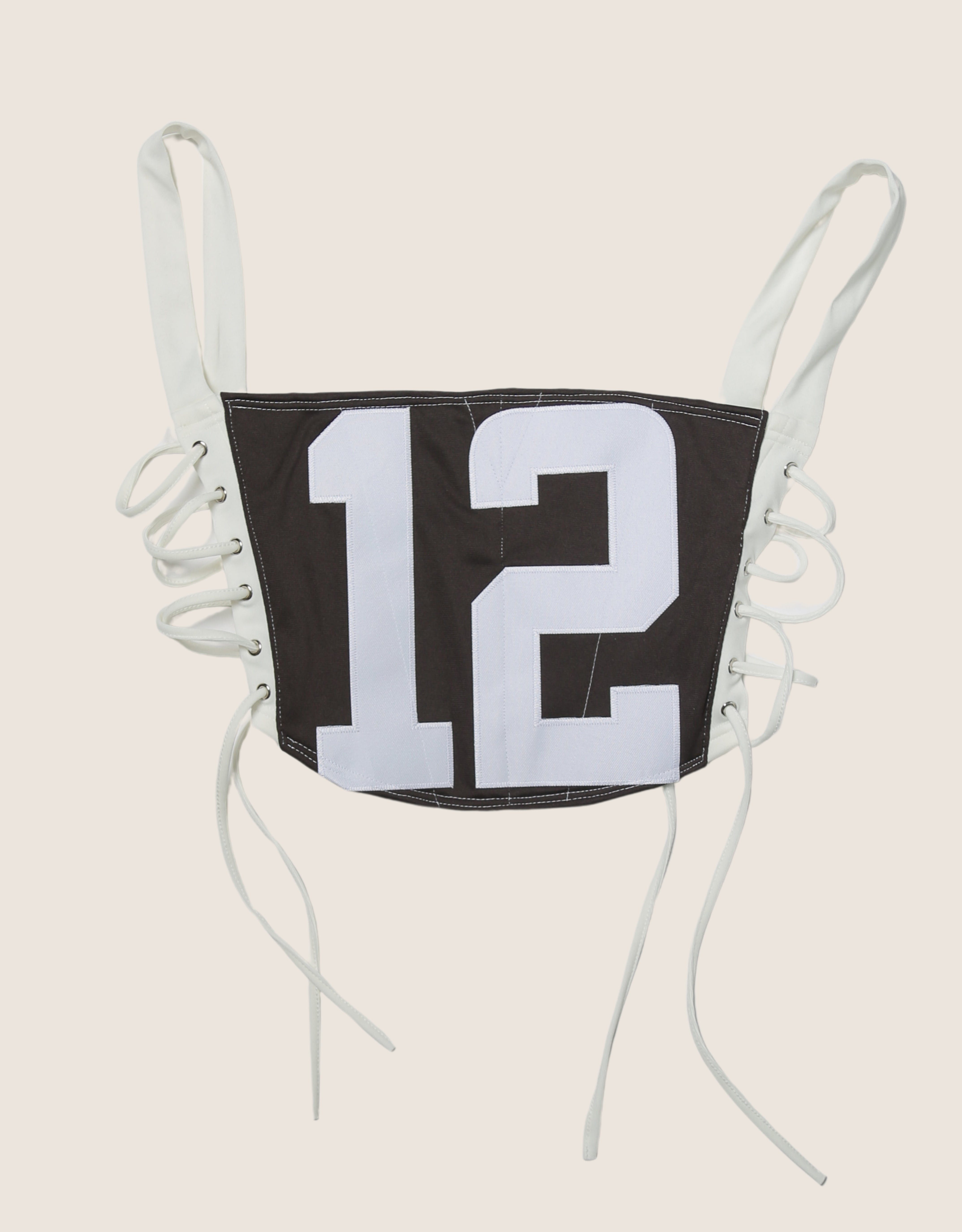 browns 12 reworked corset with matching shrug (large)
