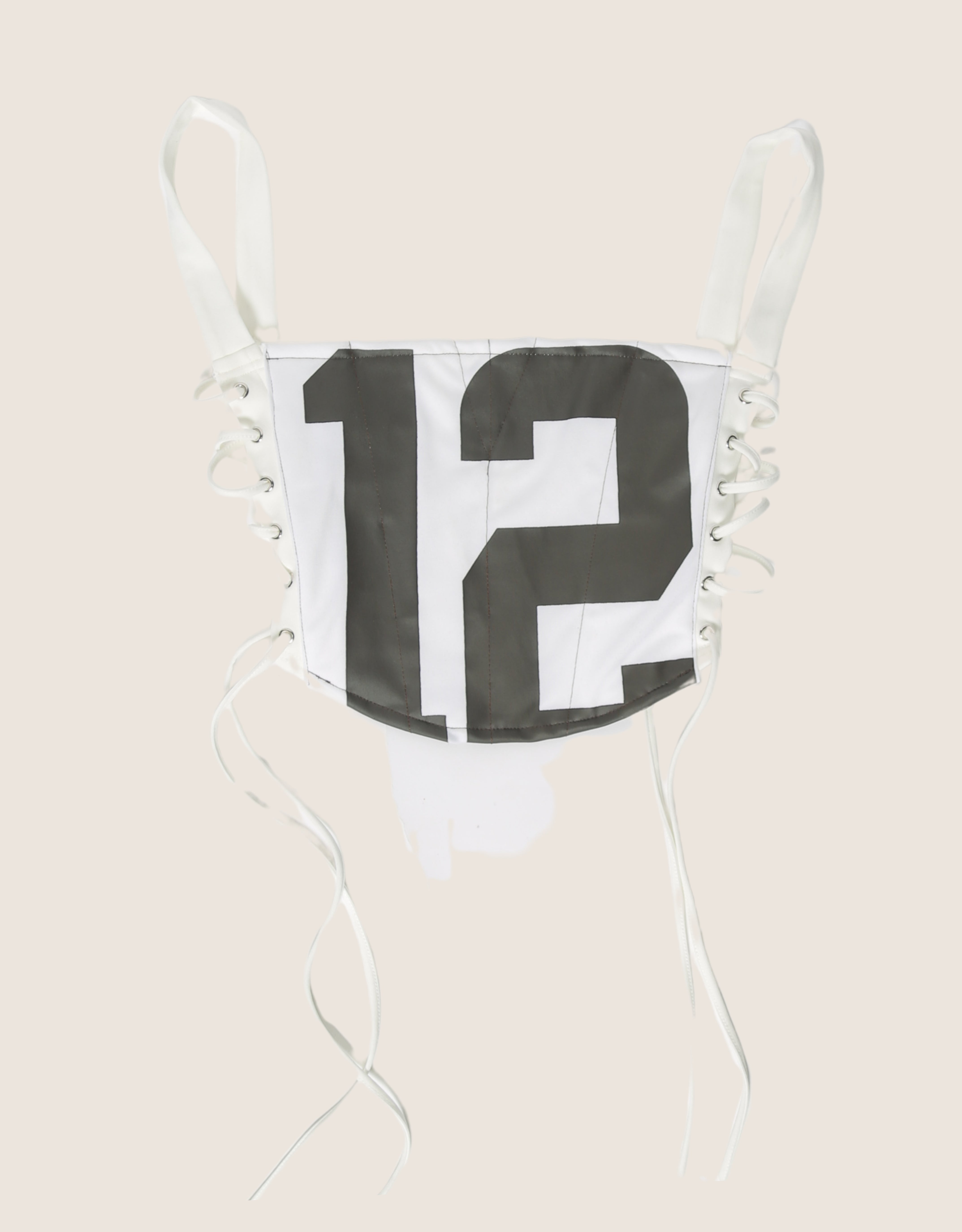 #12 reworked cropped corset with matching shrug (M)