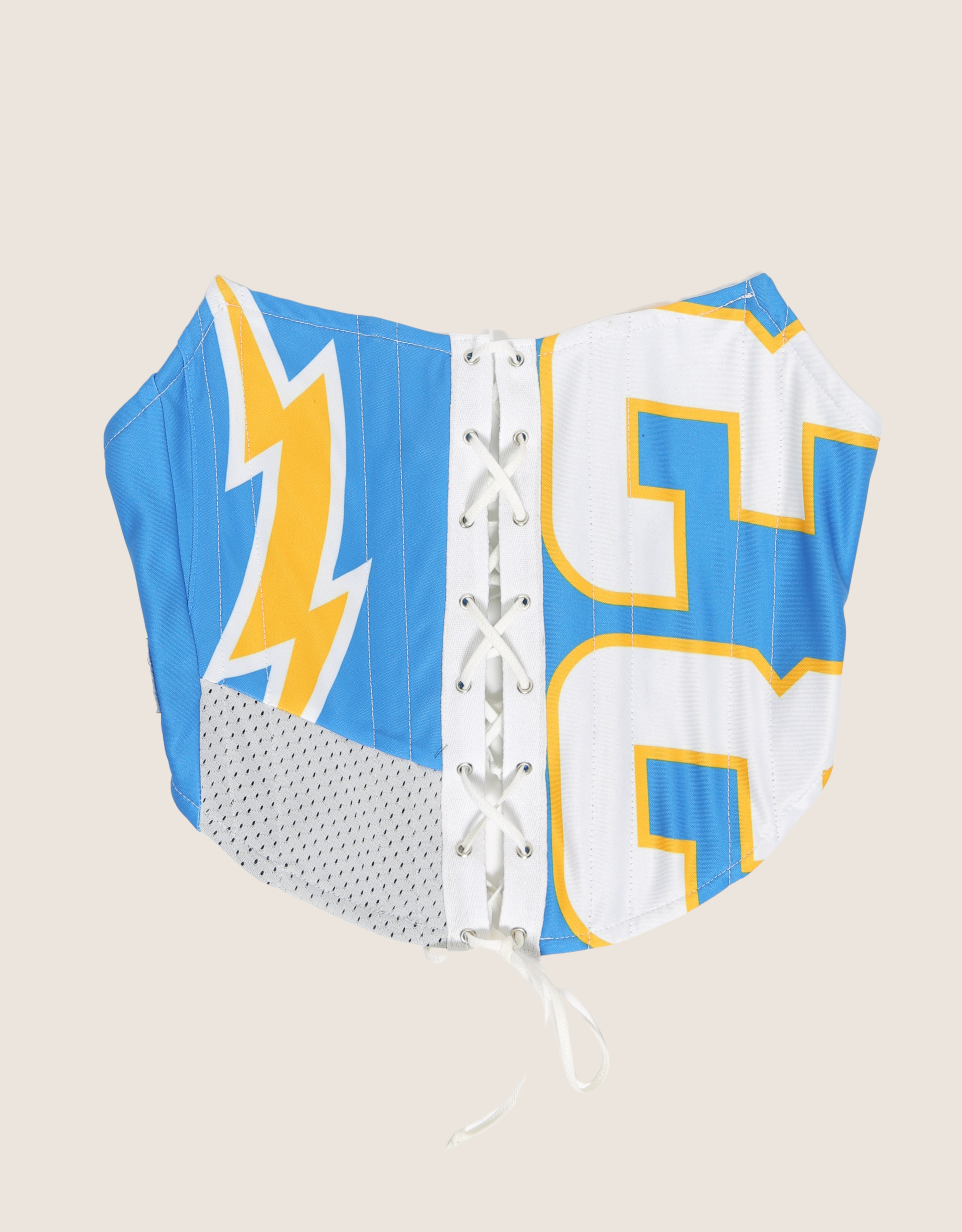 chargers strapless lace front corset (small/medium)