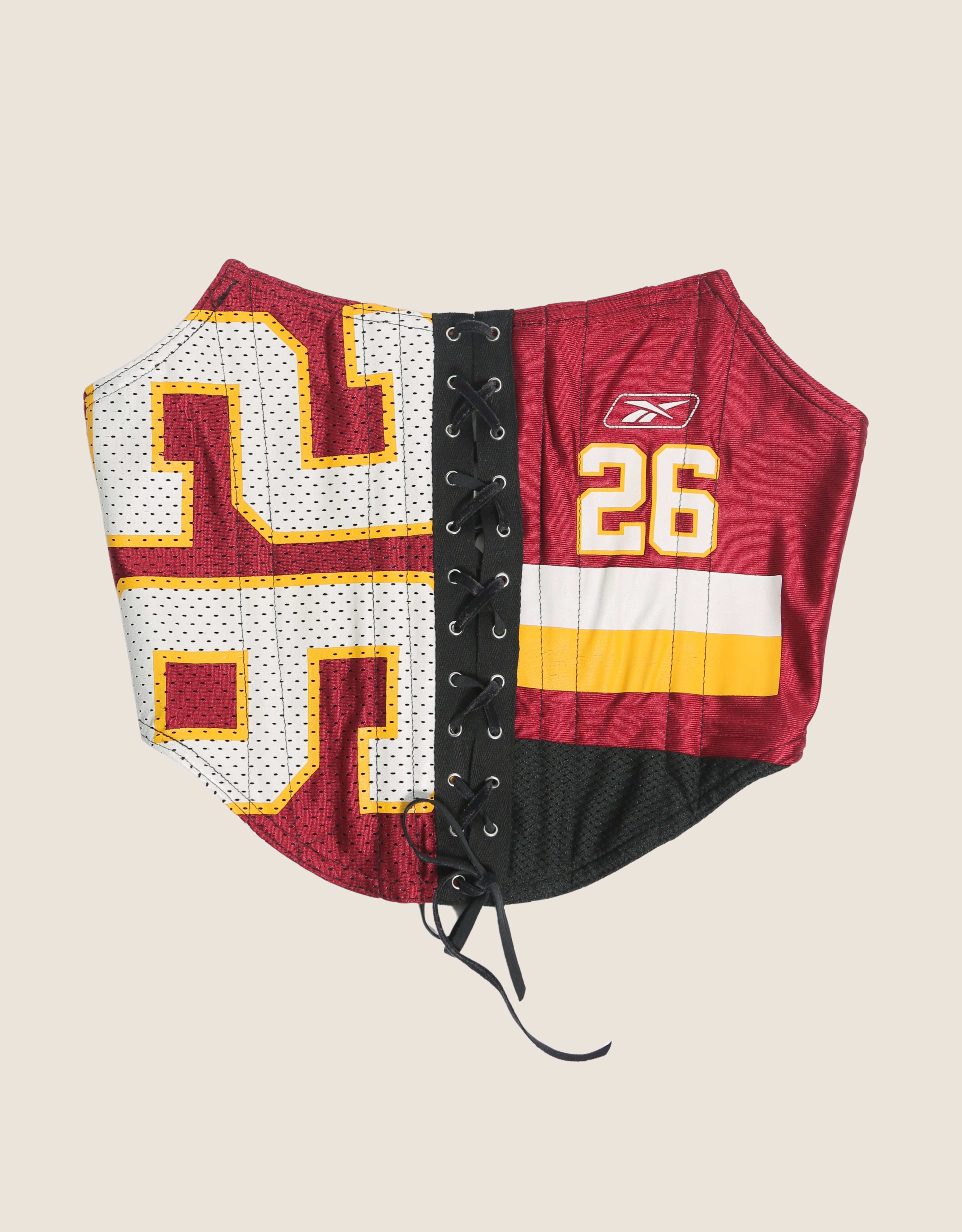 commanders 26 strapless lace front corset (small/medium)