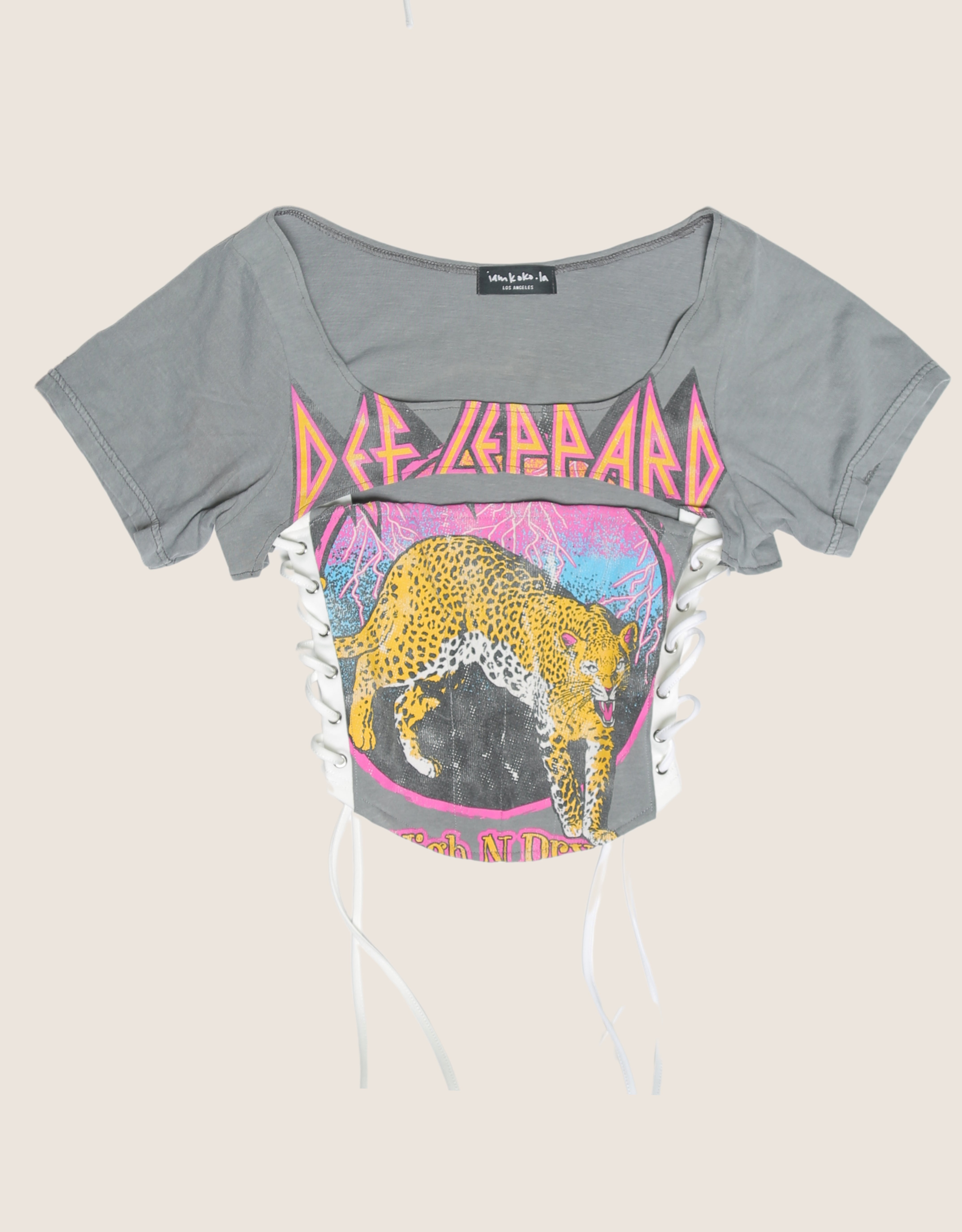 def leppard reworked corset with matching shrug (S)