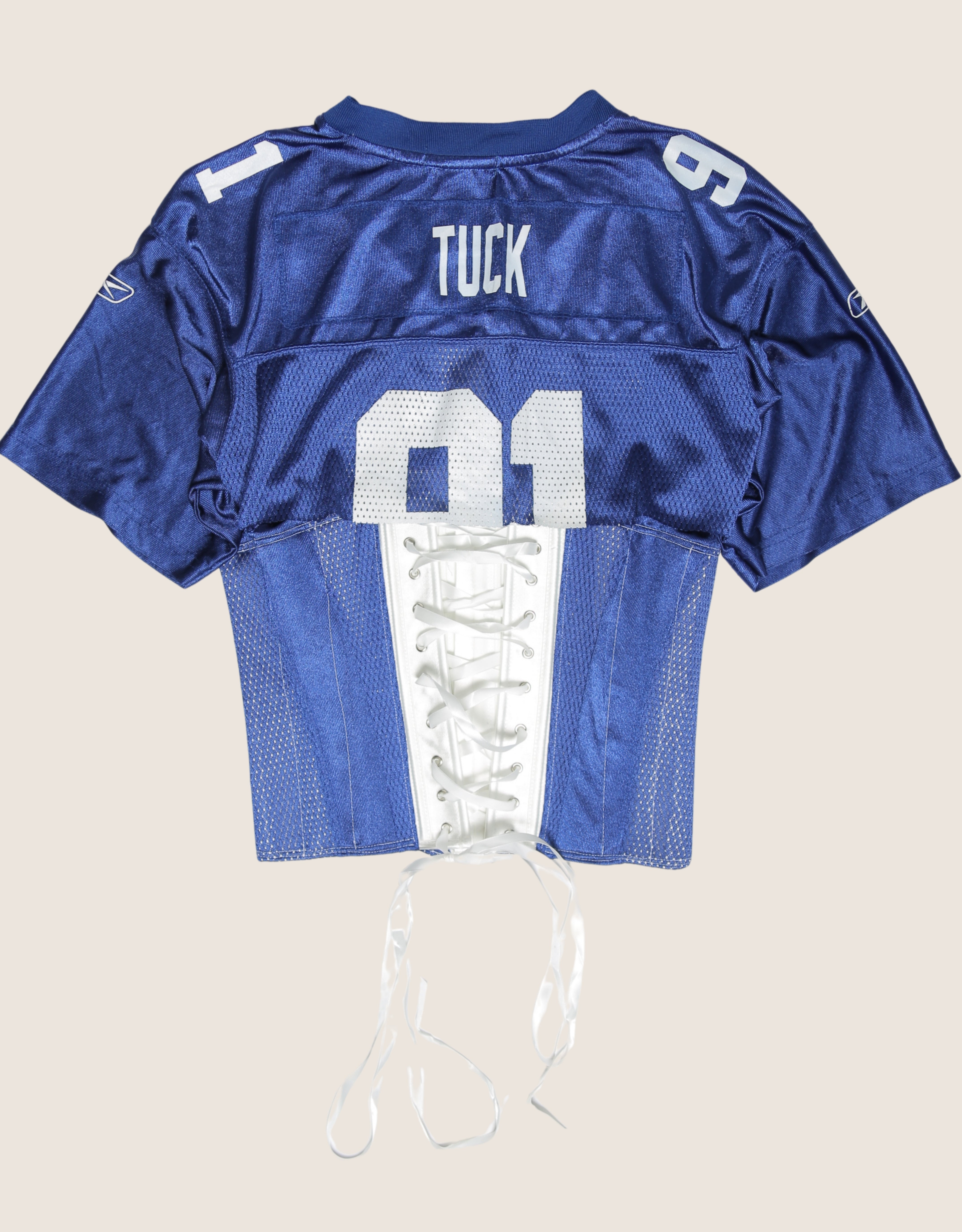 giants reworked snap corset jersey (s/m)
