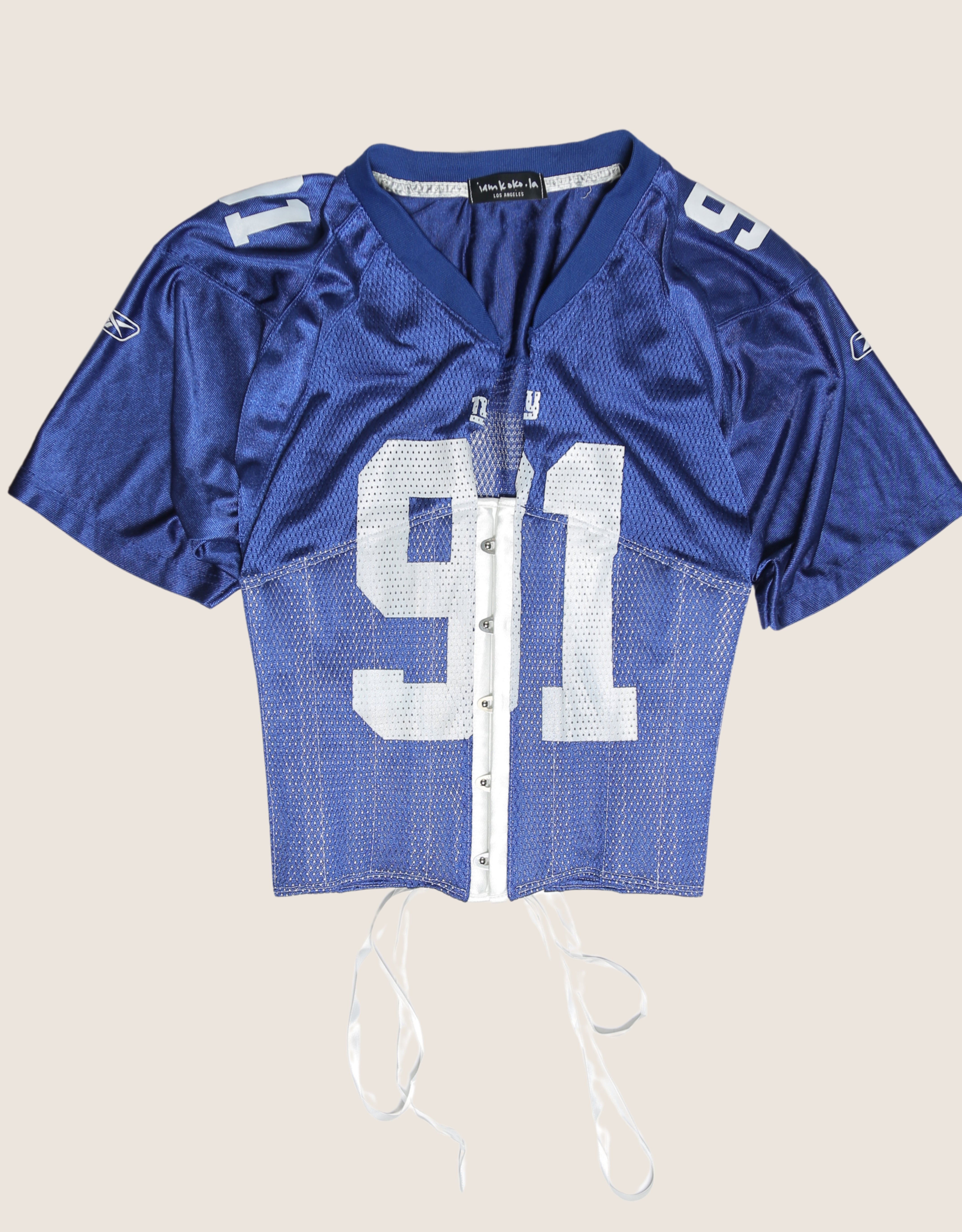 giants reworked snap corset jersey (s/m)