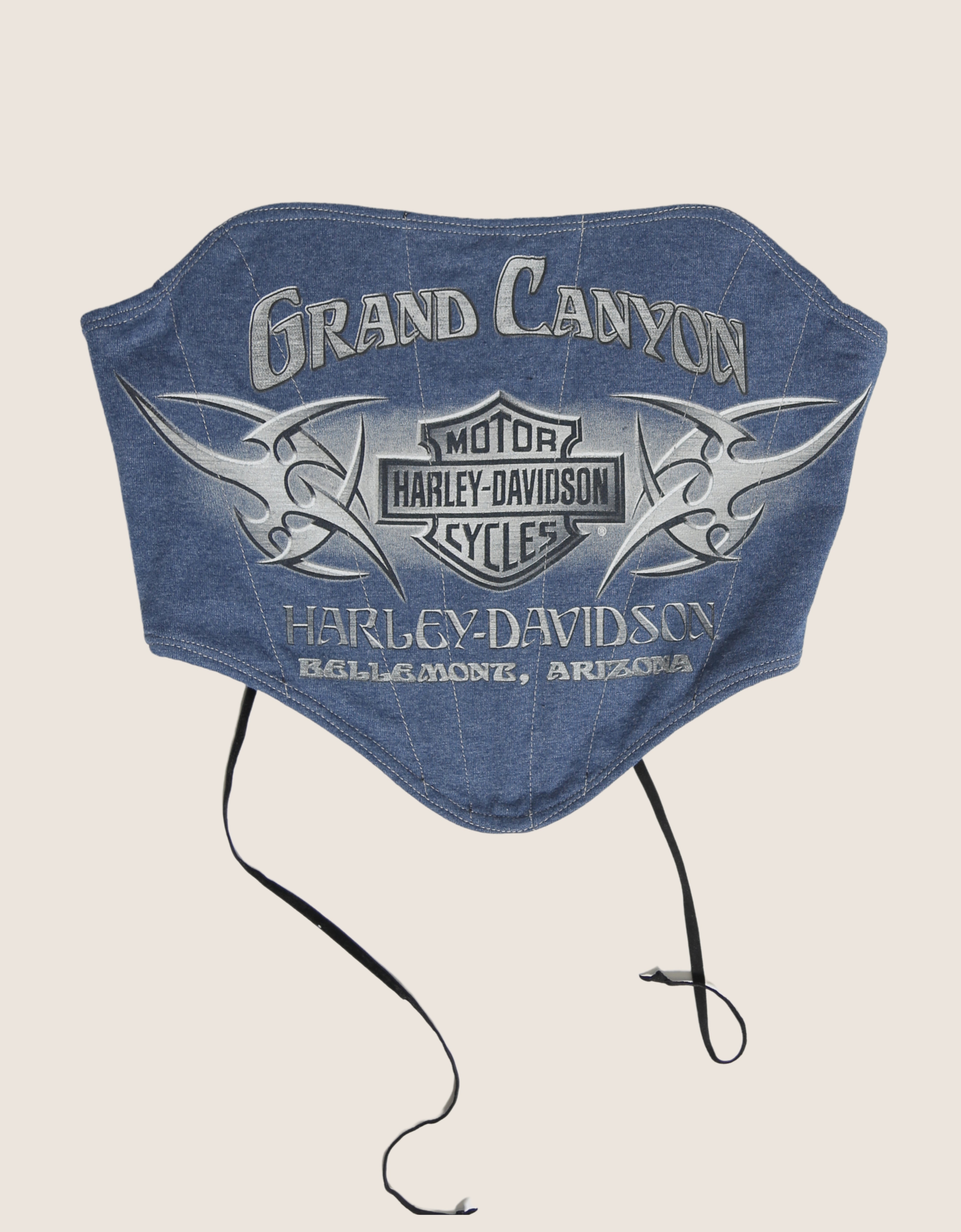 grand canyon harley strapless corset