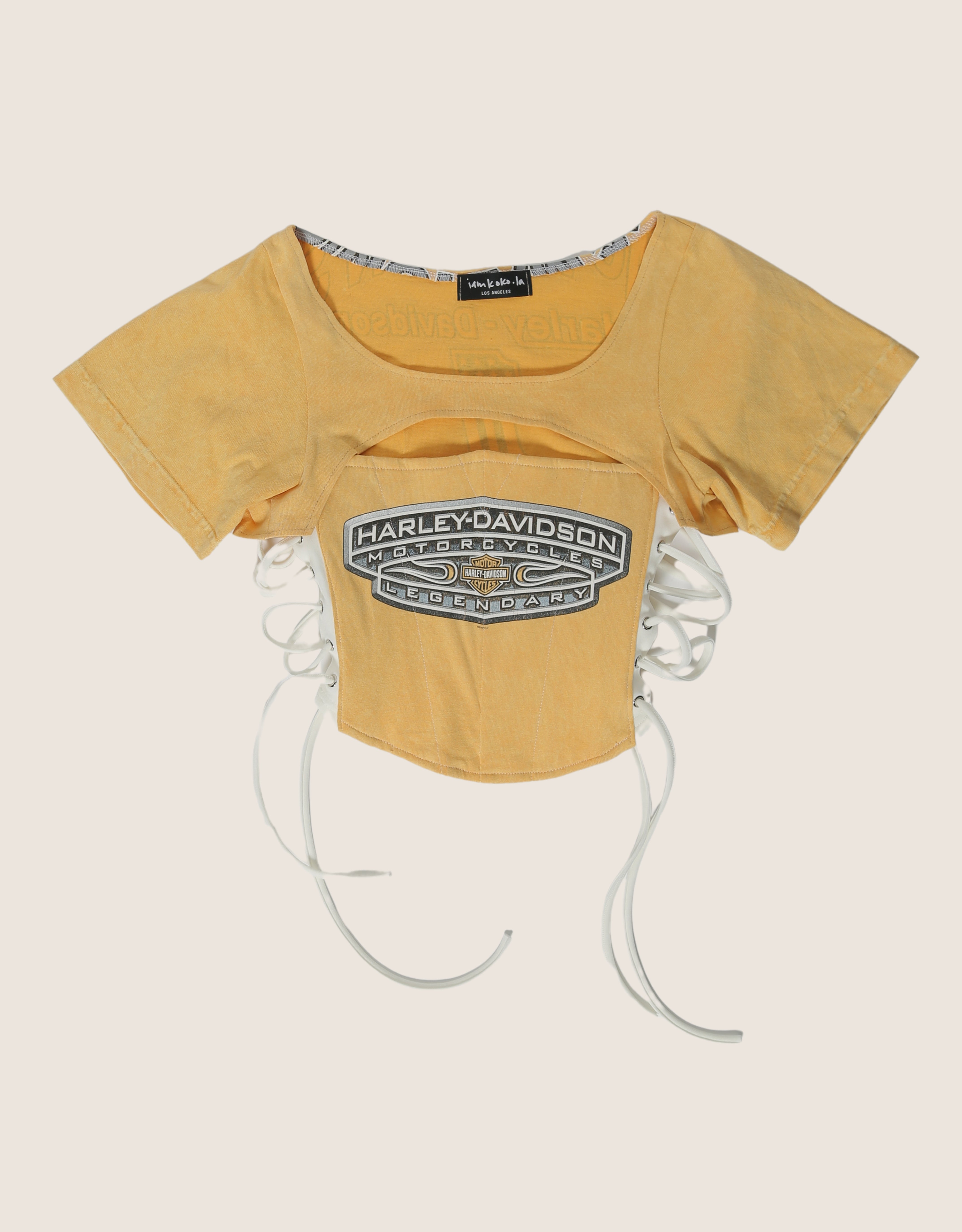 harley legendary reworked corset with matching shrug (s)