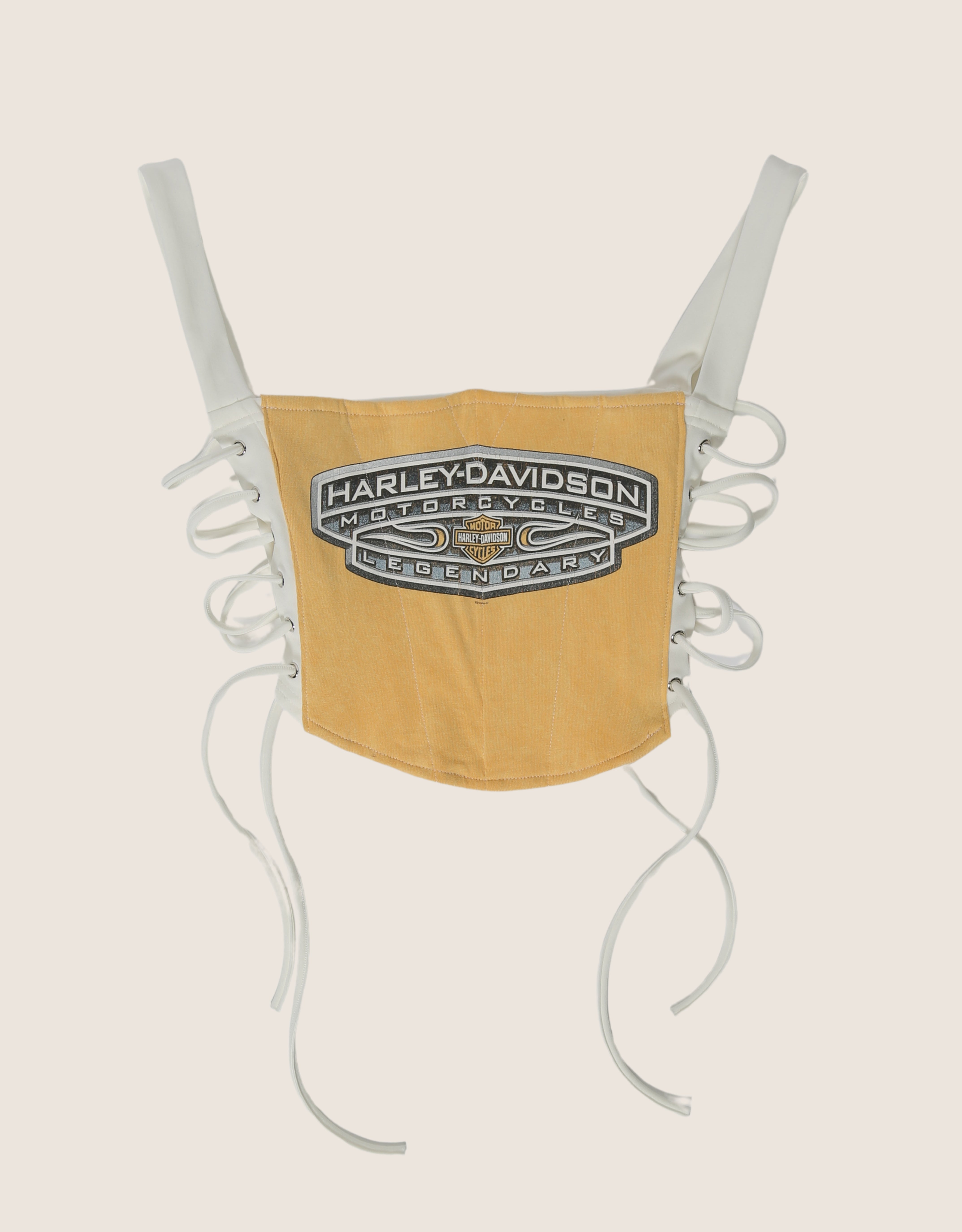 harley legendary reworked corset with matching shrug (s)