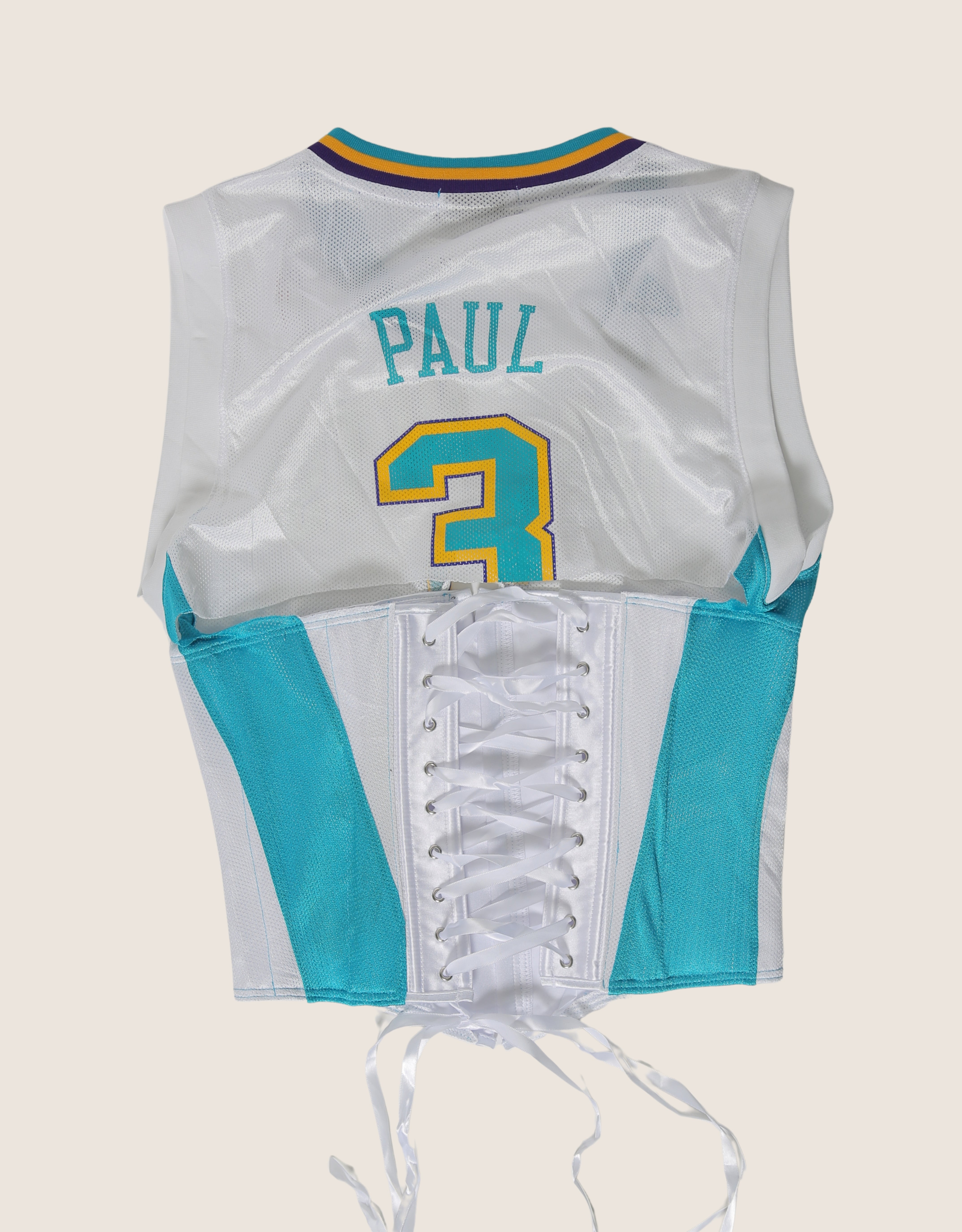 hornets reworked snap corset jersey (medium)