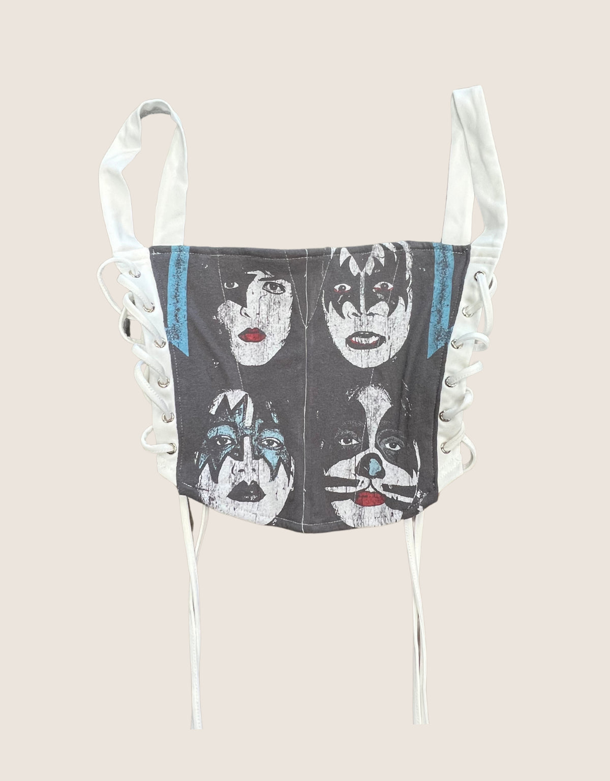 kiss grey reworked corset with matching shrug (S)