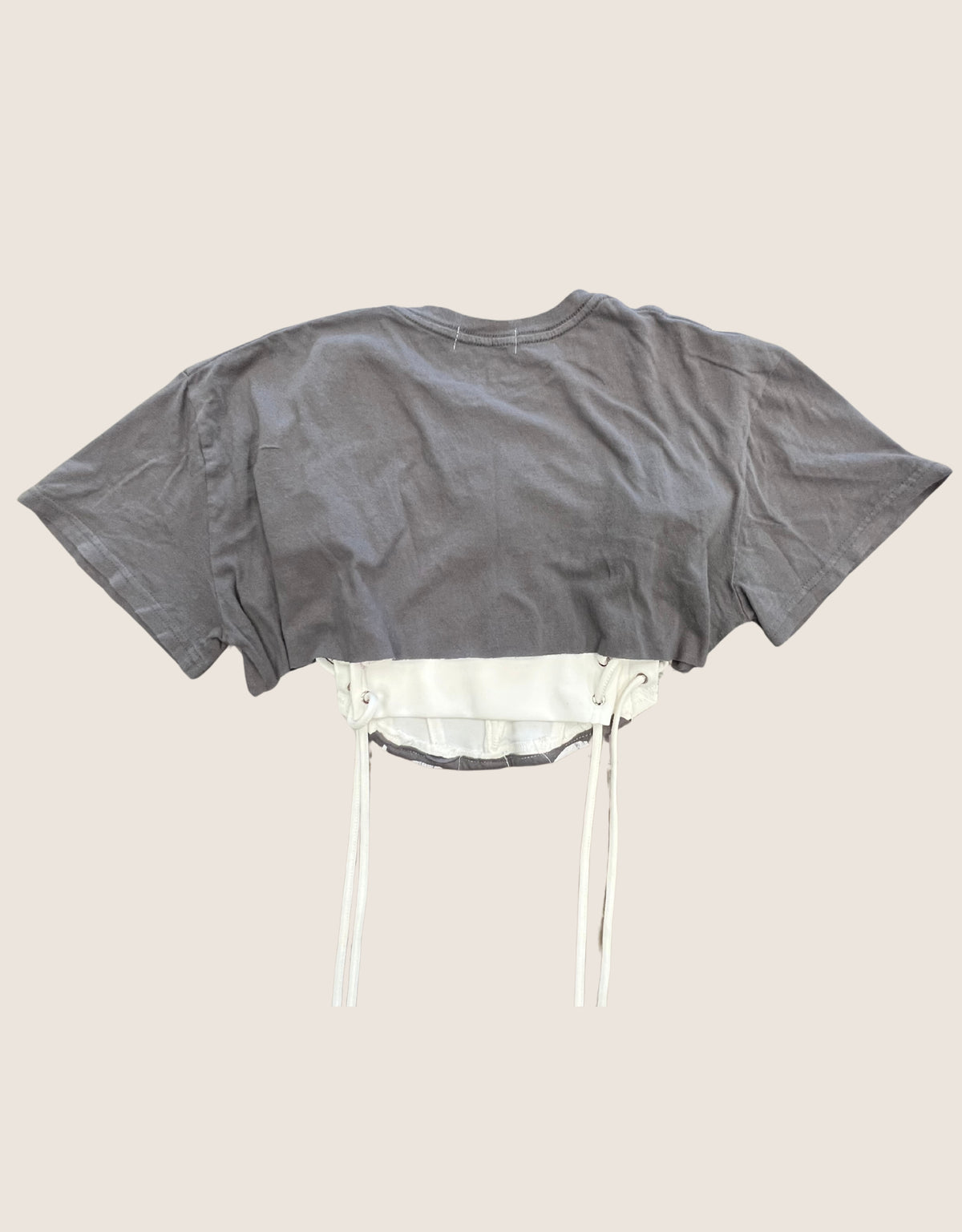kiss grey reworked corset with matching shrug (S)