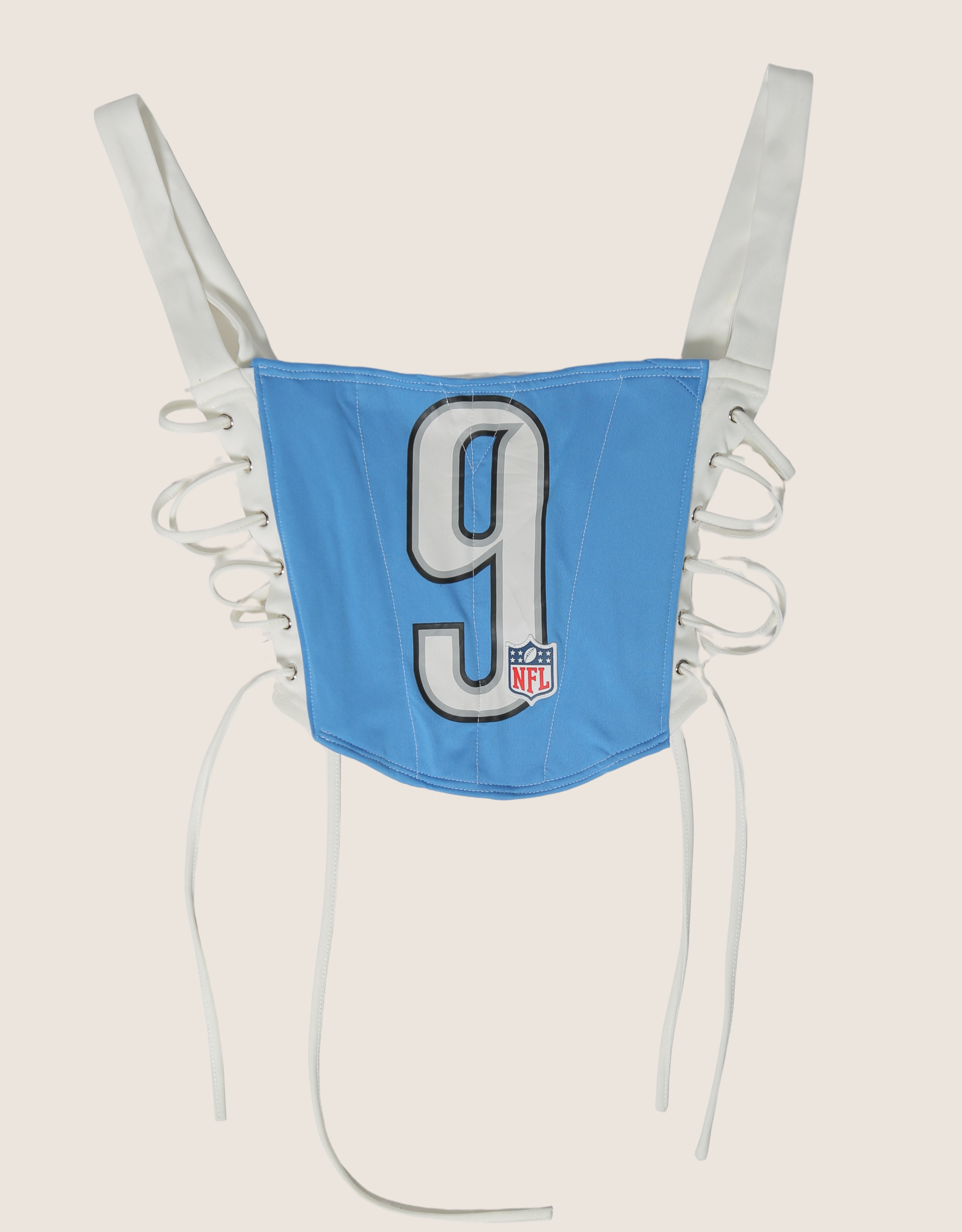 lions 9 reworked corset with matching shrug (xs/s)