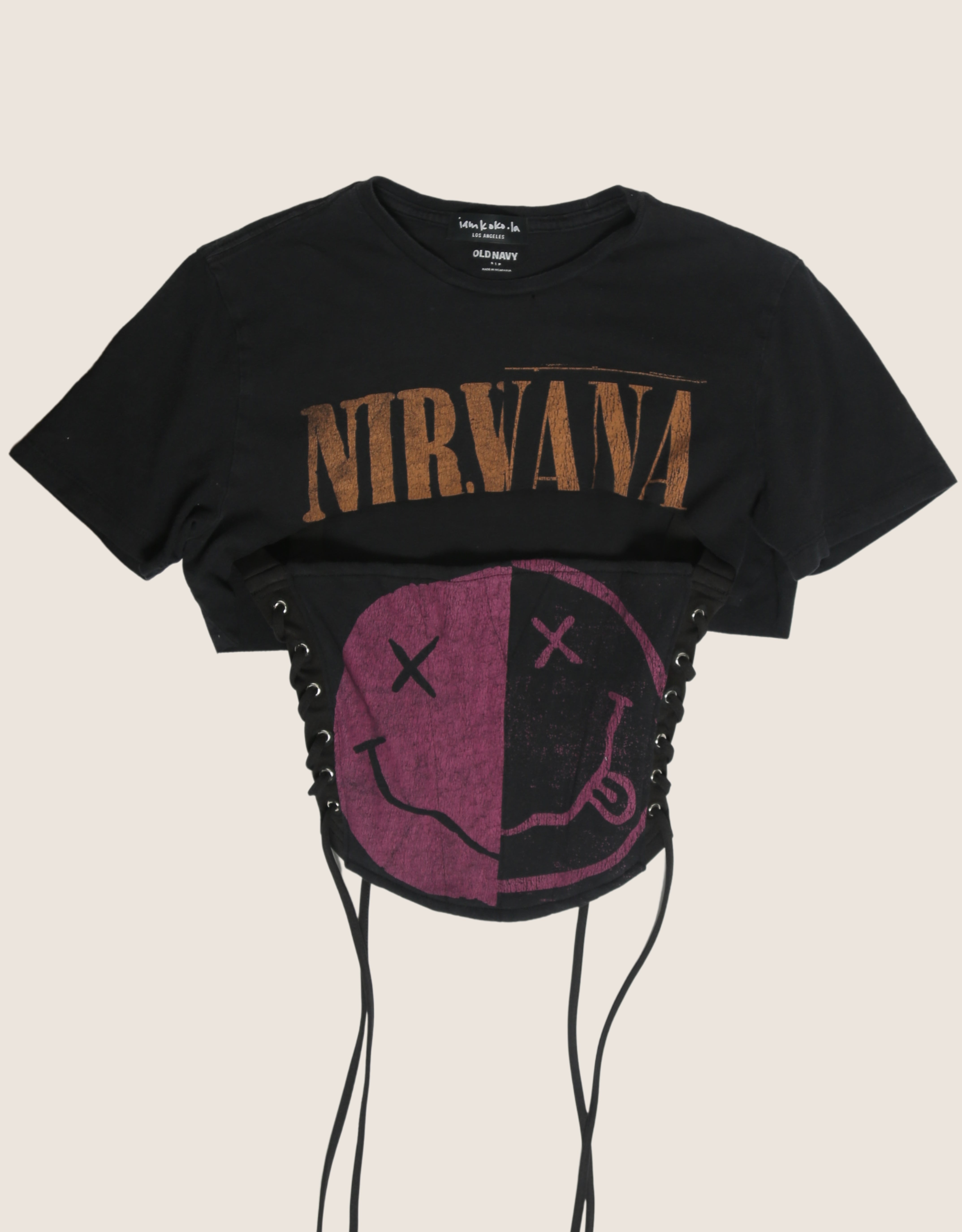 nirvana reworked corset with matching shrug (S)