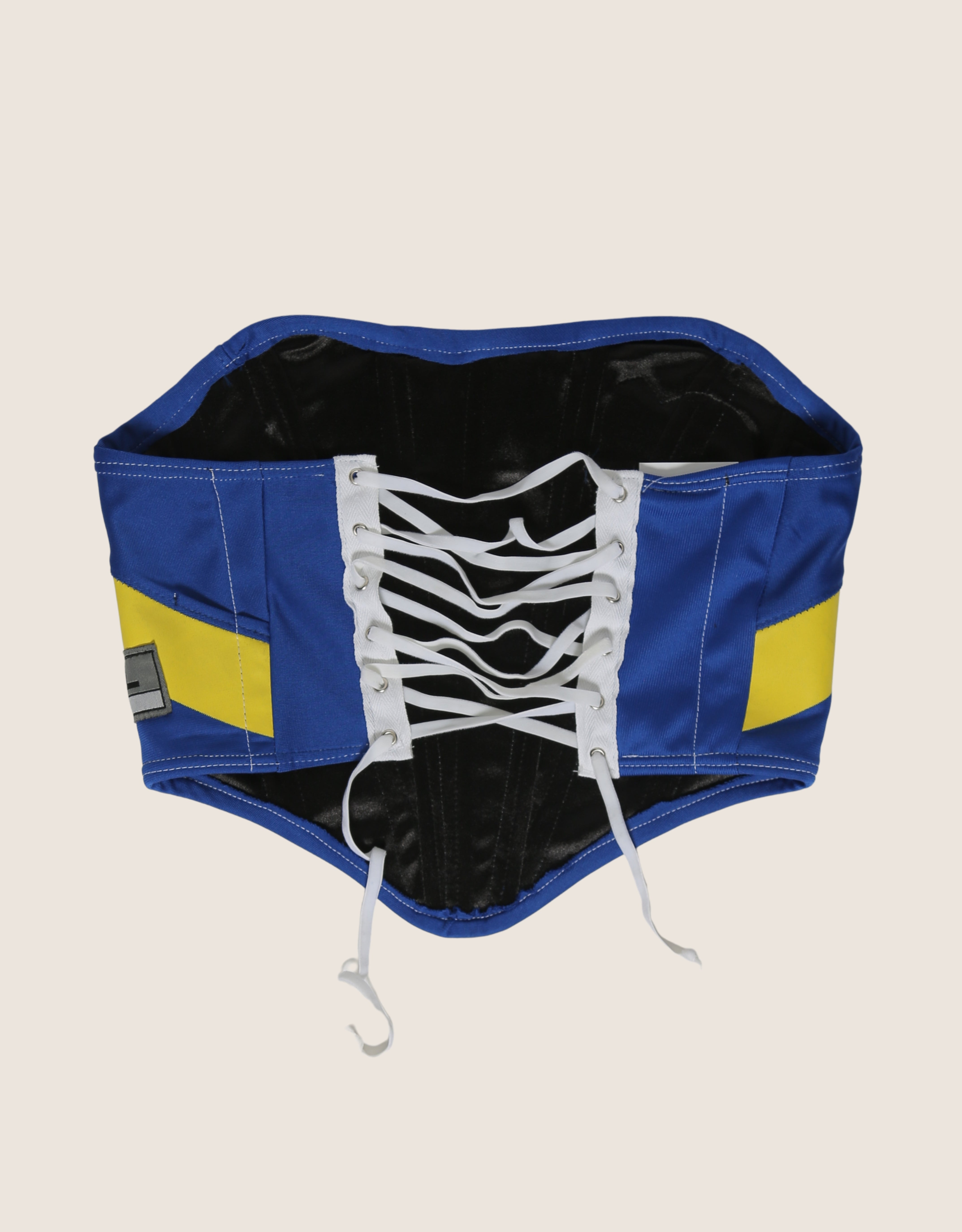 LA rams strapless lace front corset (small)
