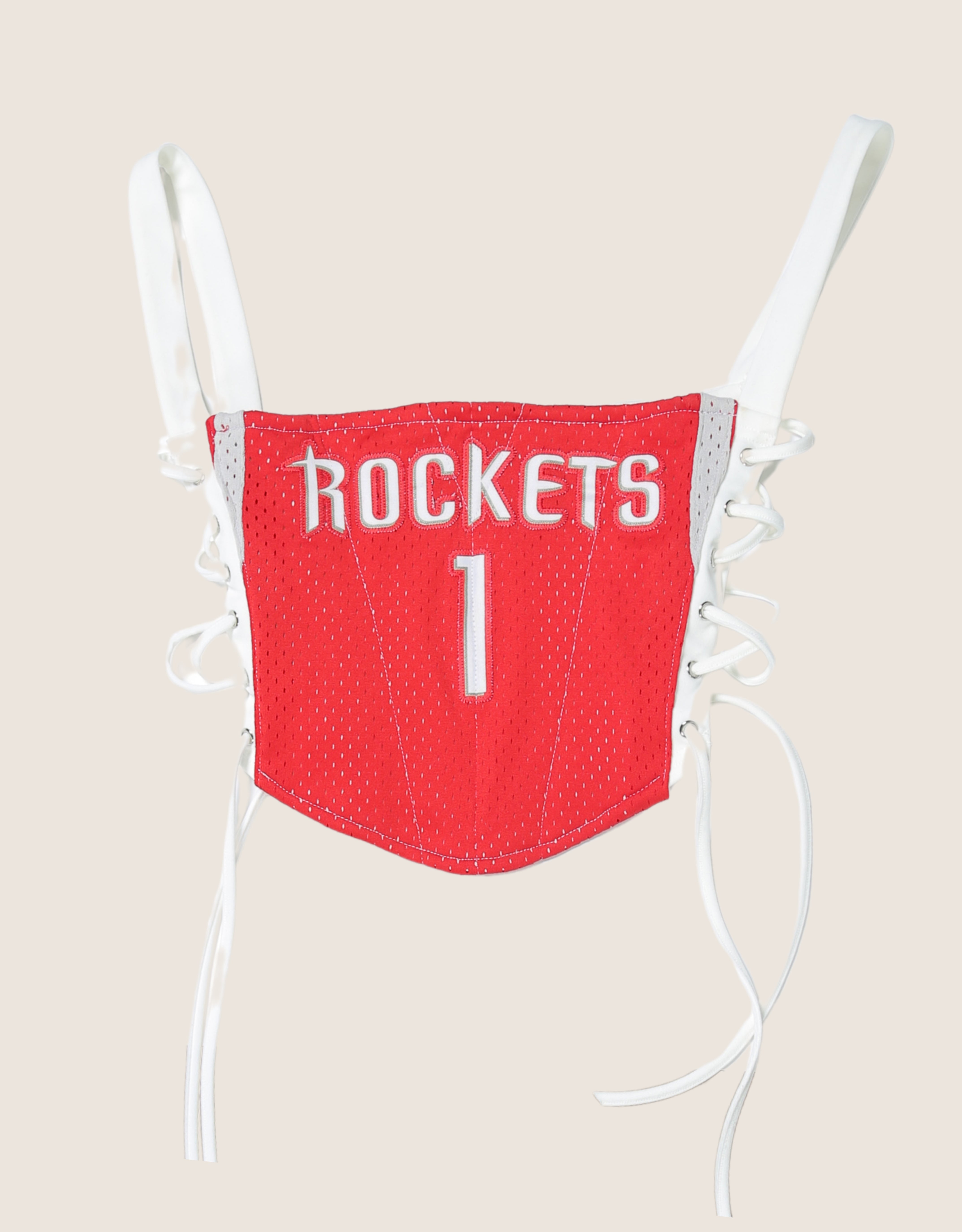 rockets side lace cropped corset (s)