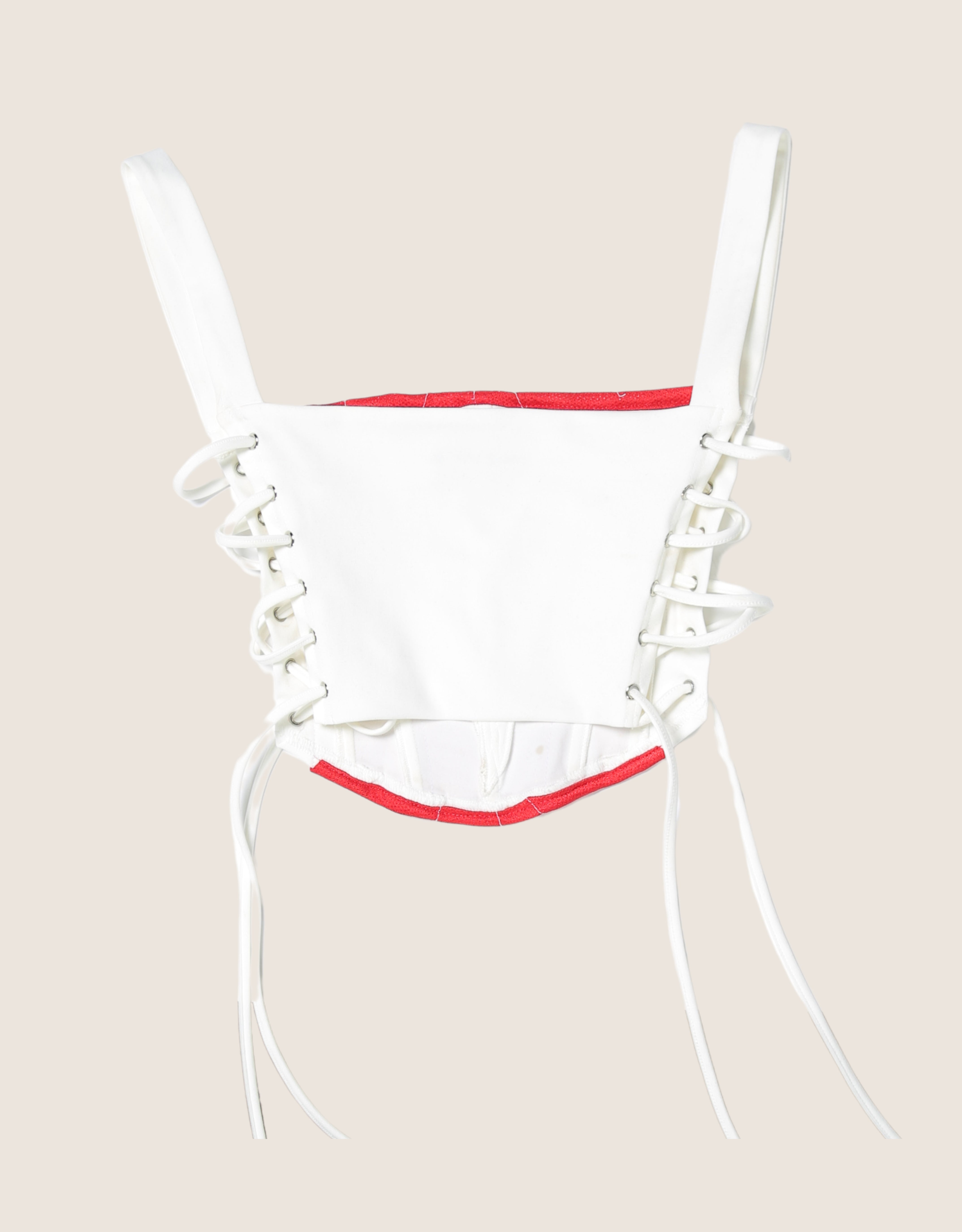 rockets side lace cropped corset (s)