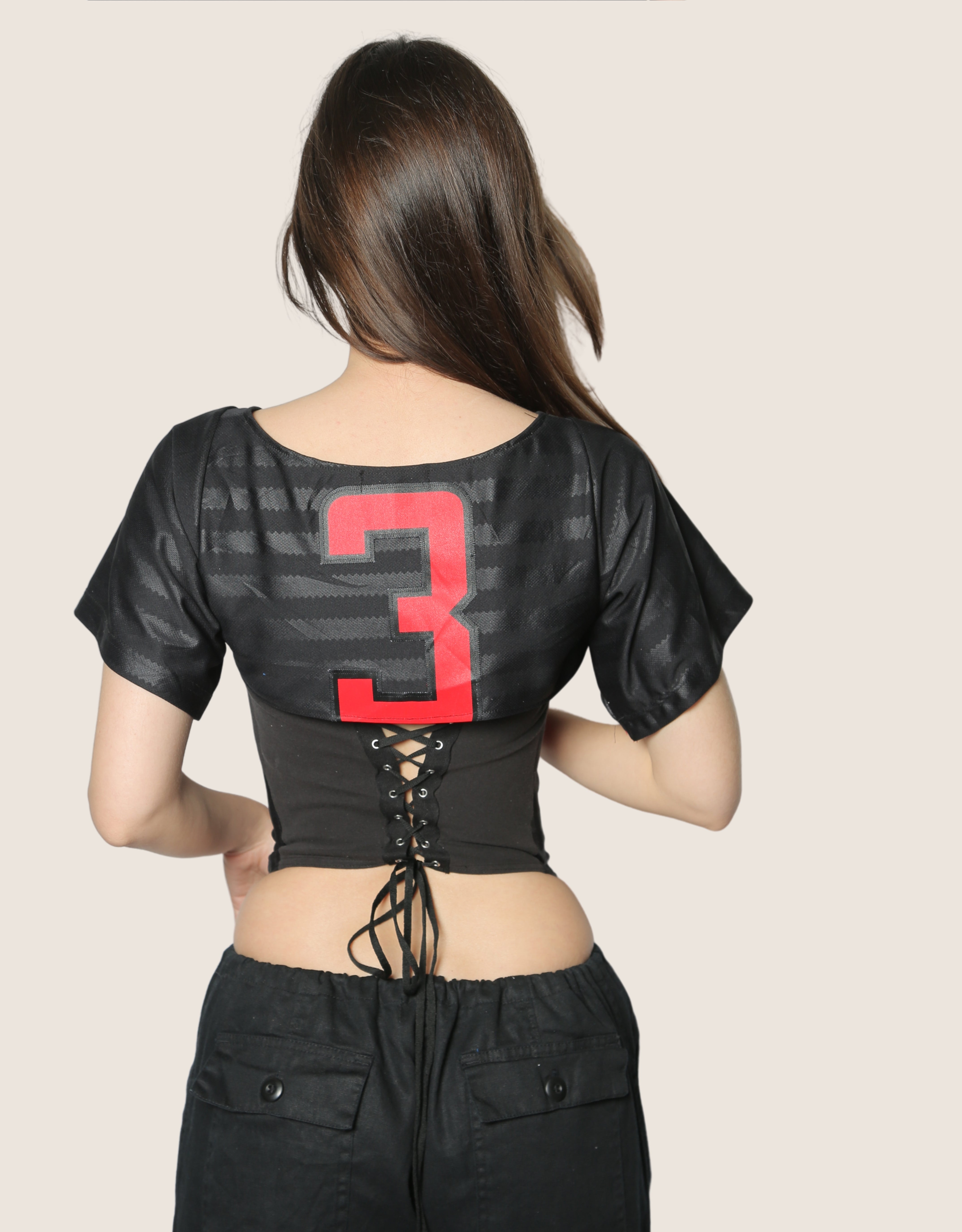 LA Clippers strapless corset with shrug