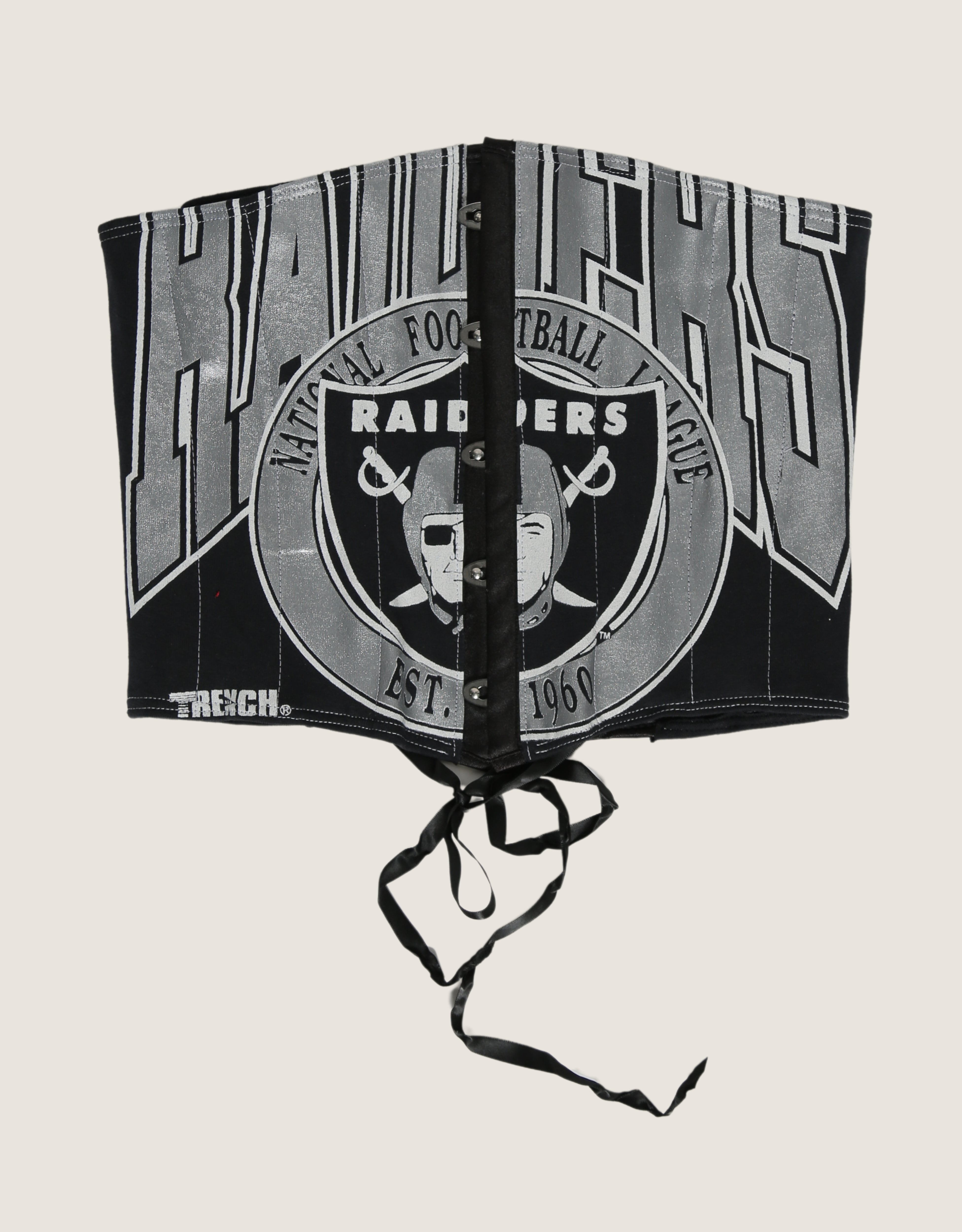 las vegas raiders reworked snap corset