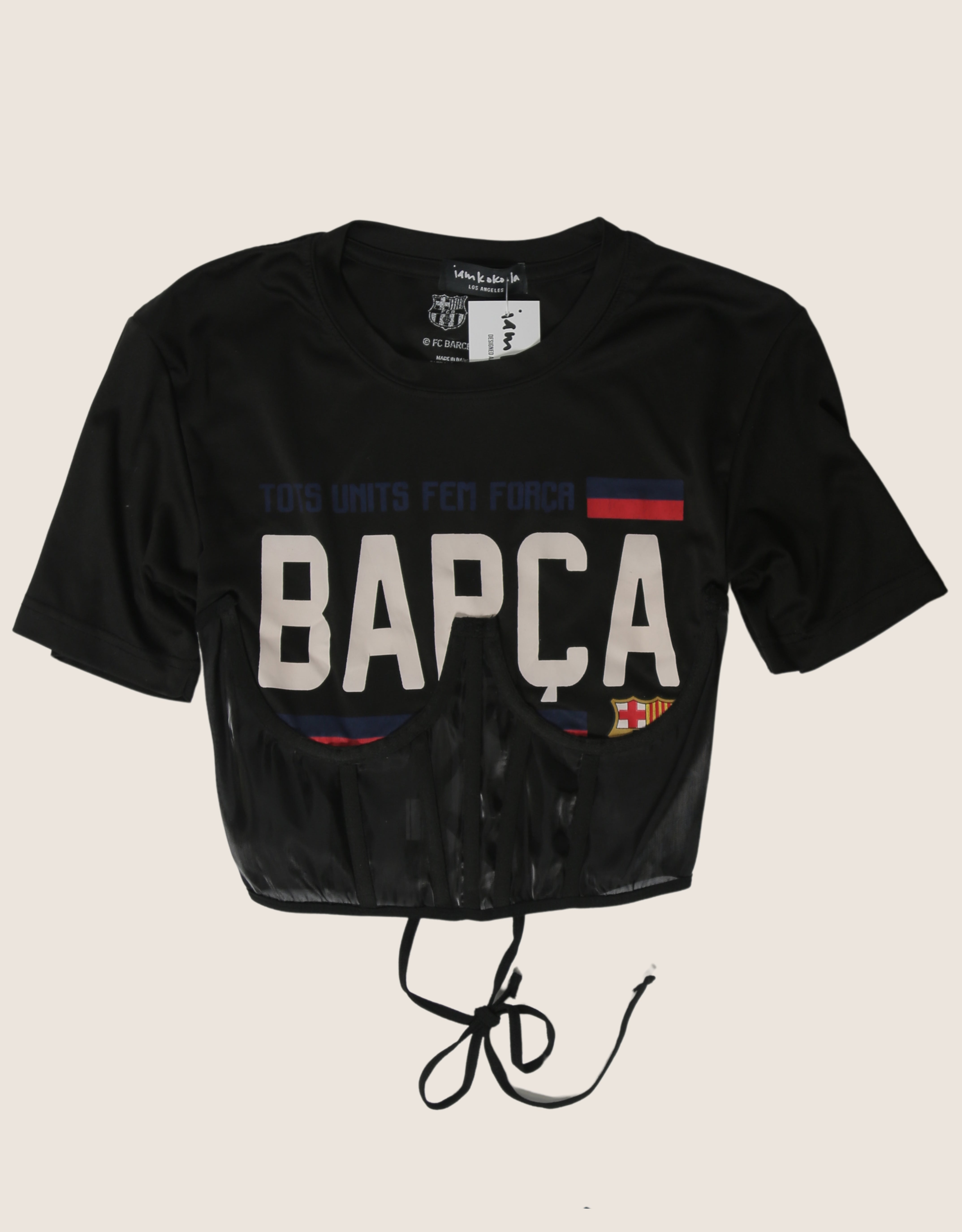 barca reworked waist corset jersey (xs/s)