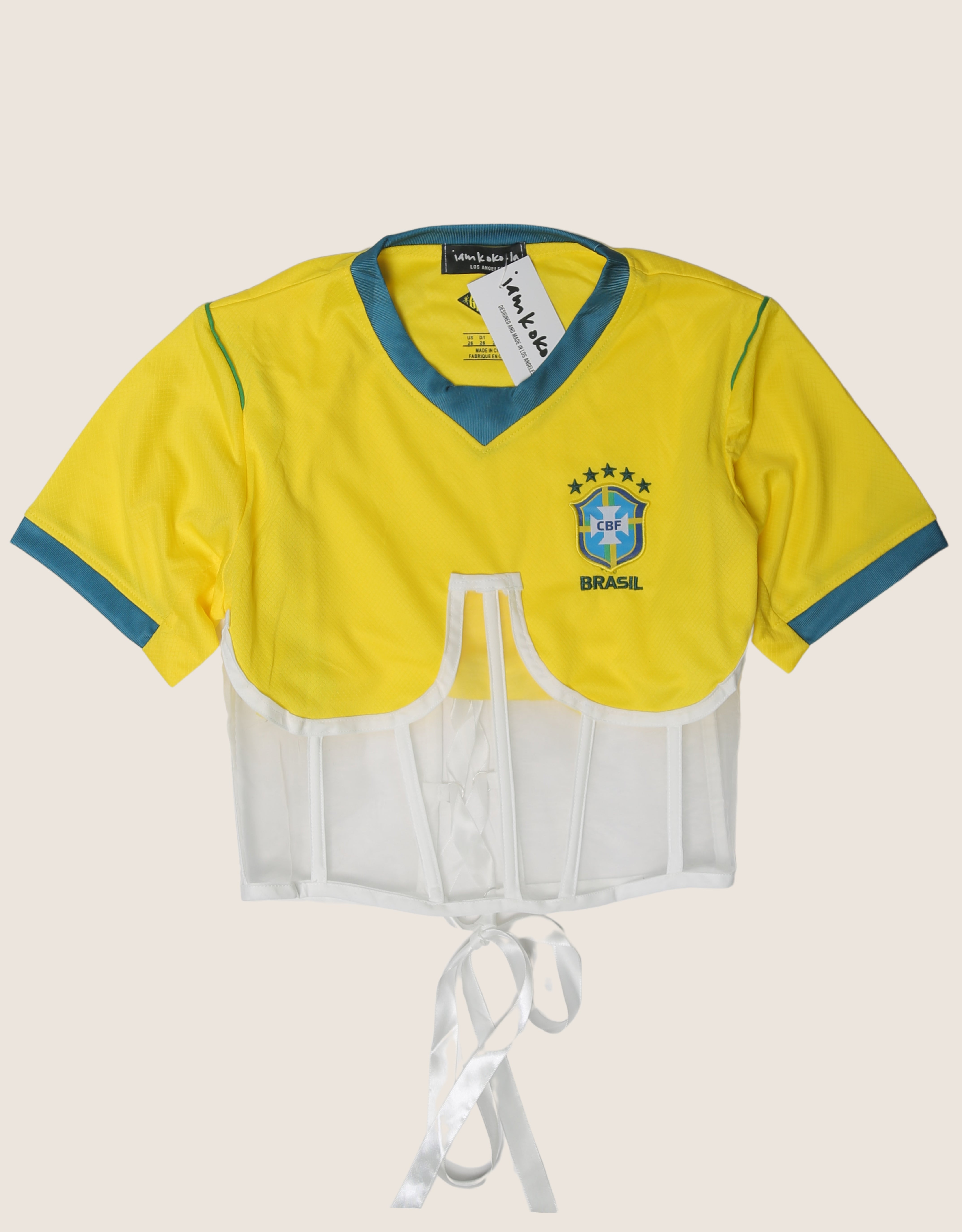 brazil reworked waist corset jersey (xs/s)