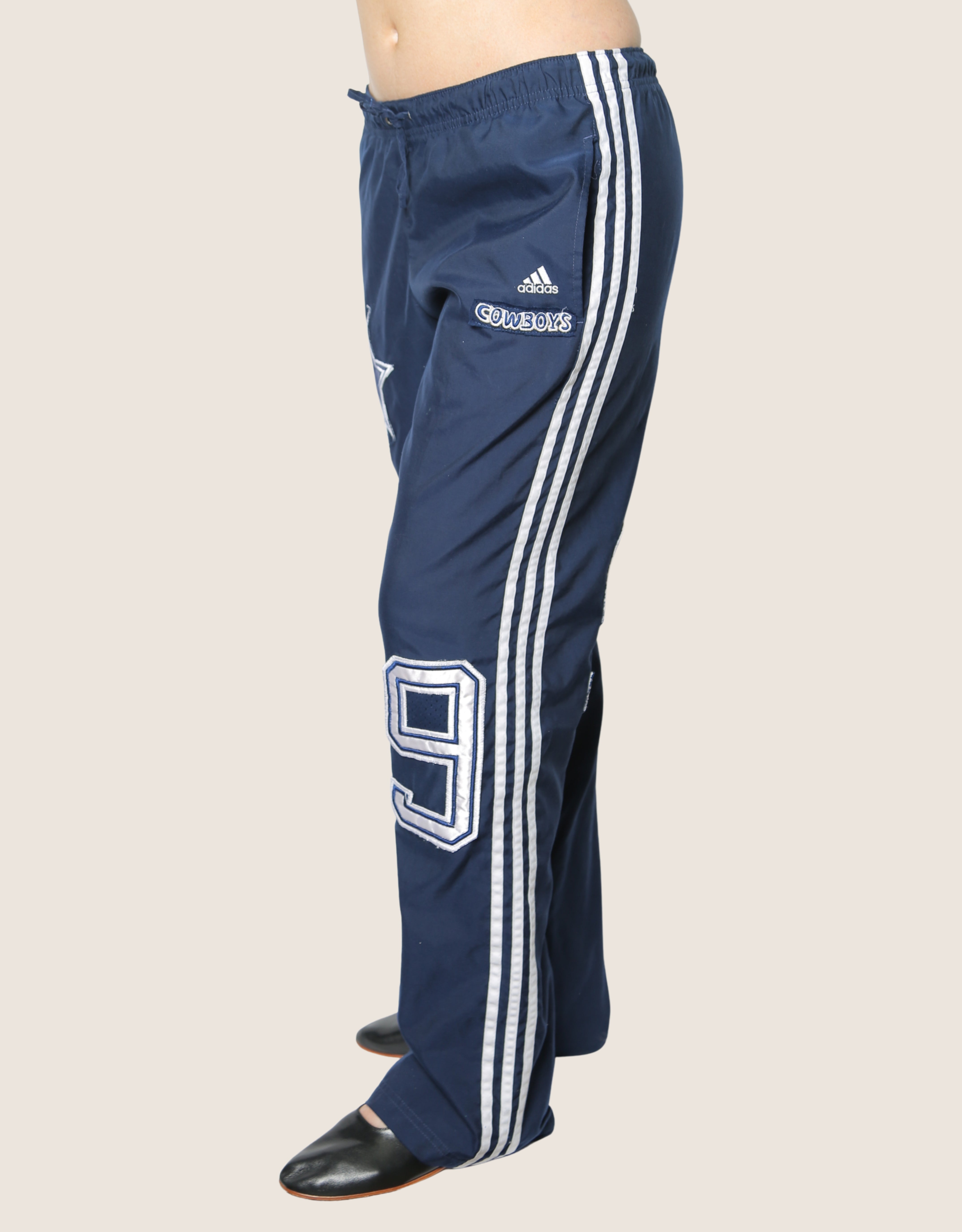 dallas cowboys patched track pants