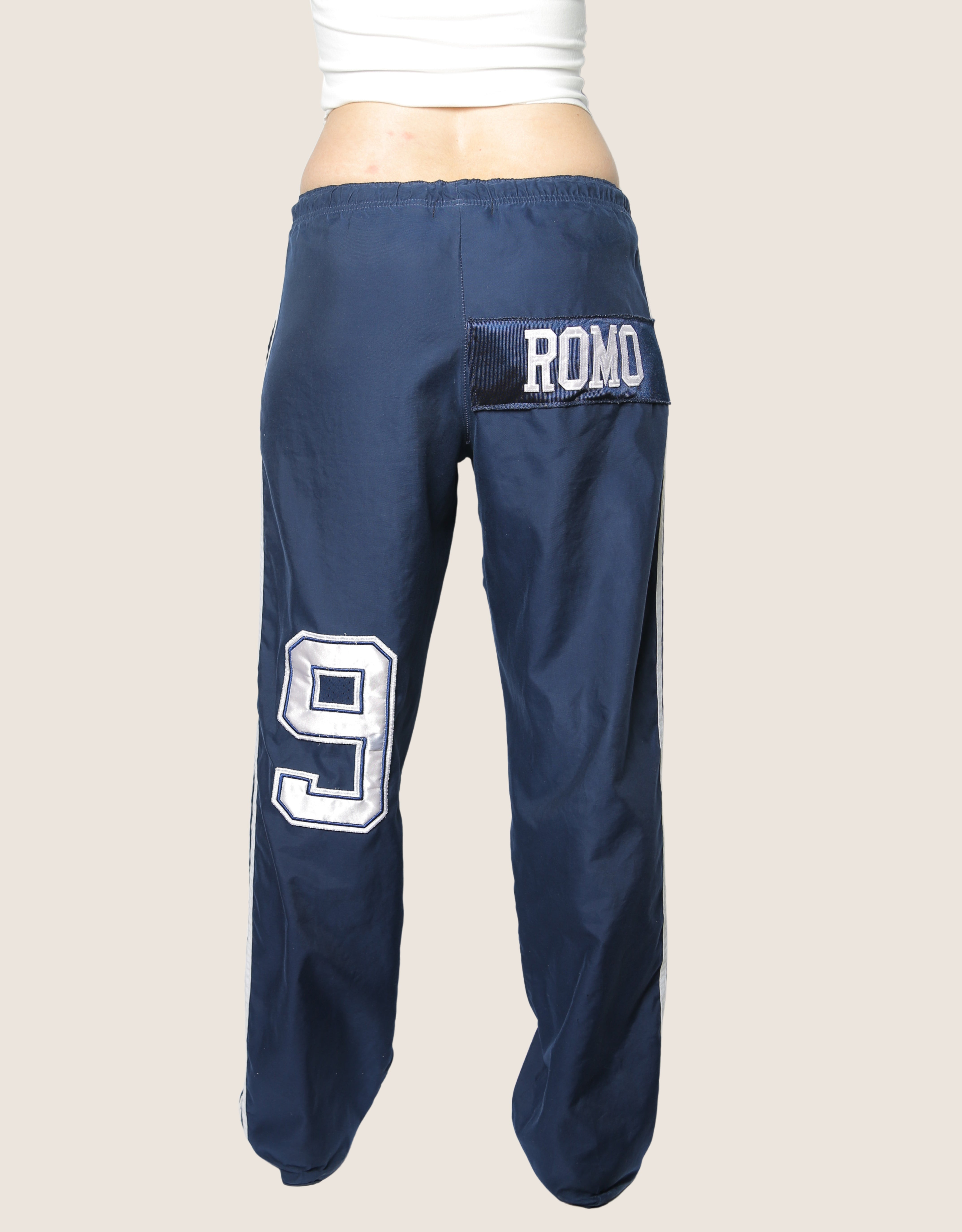 dallas cowboys patched track pants