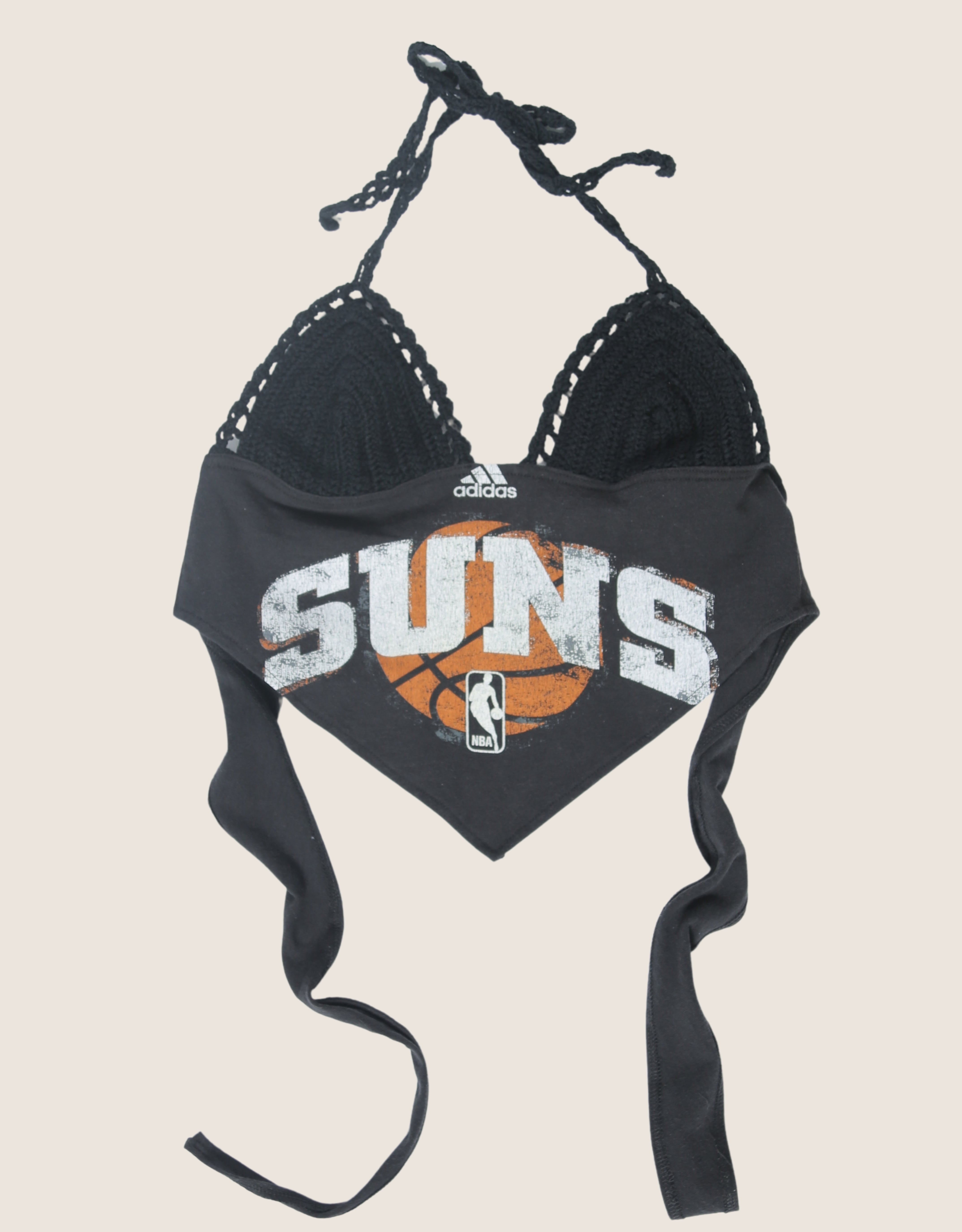phoenix suns crochet halter top (s/m)