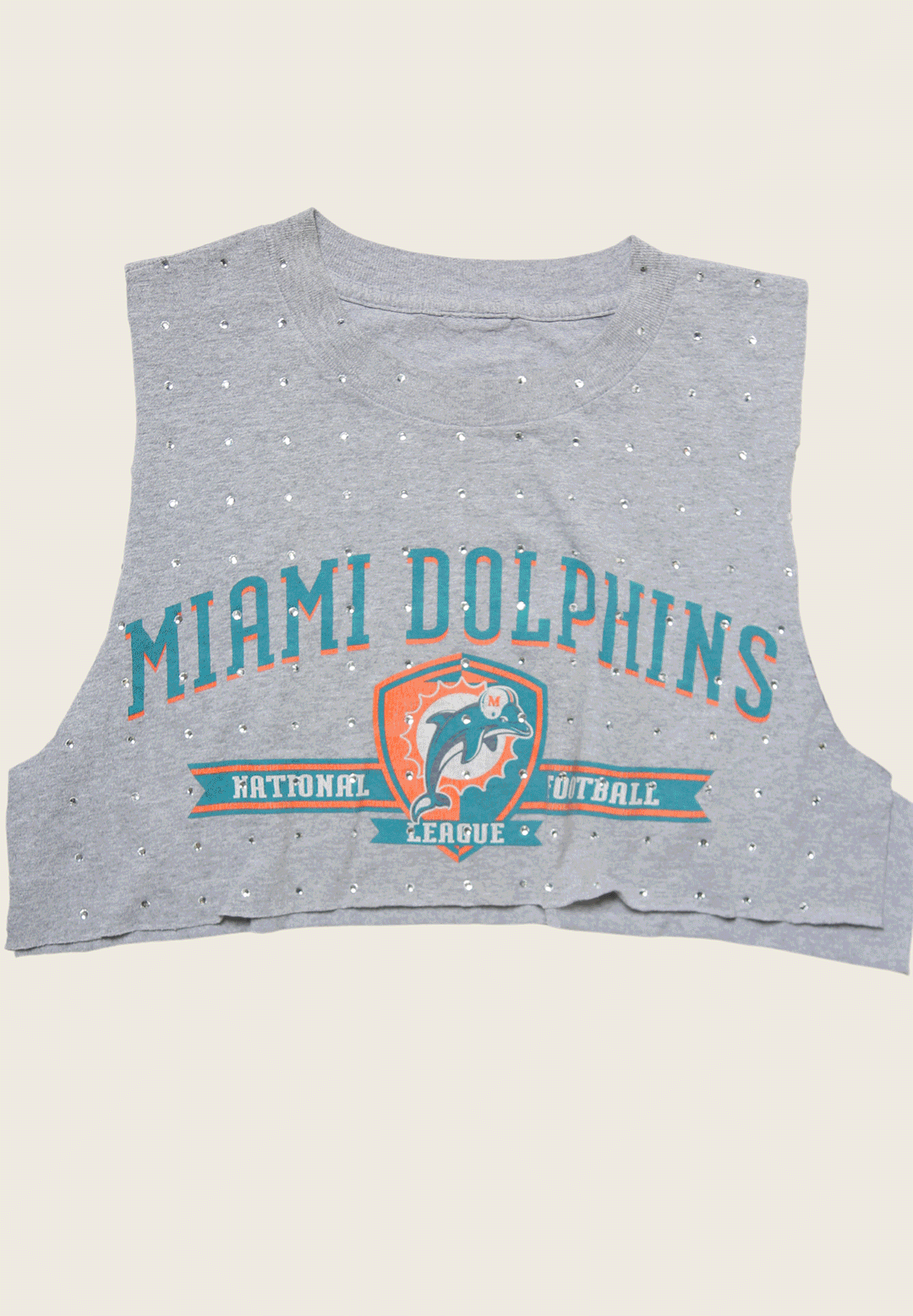 custom reworked rhinestone tank