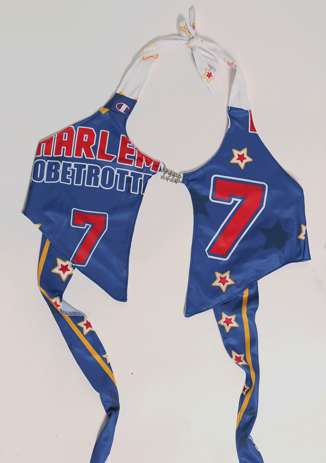 custom reworked charm halter top