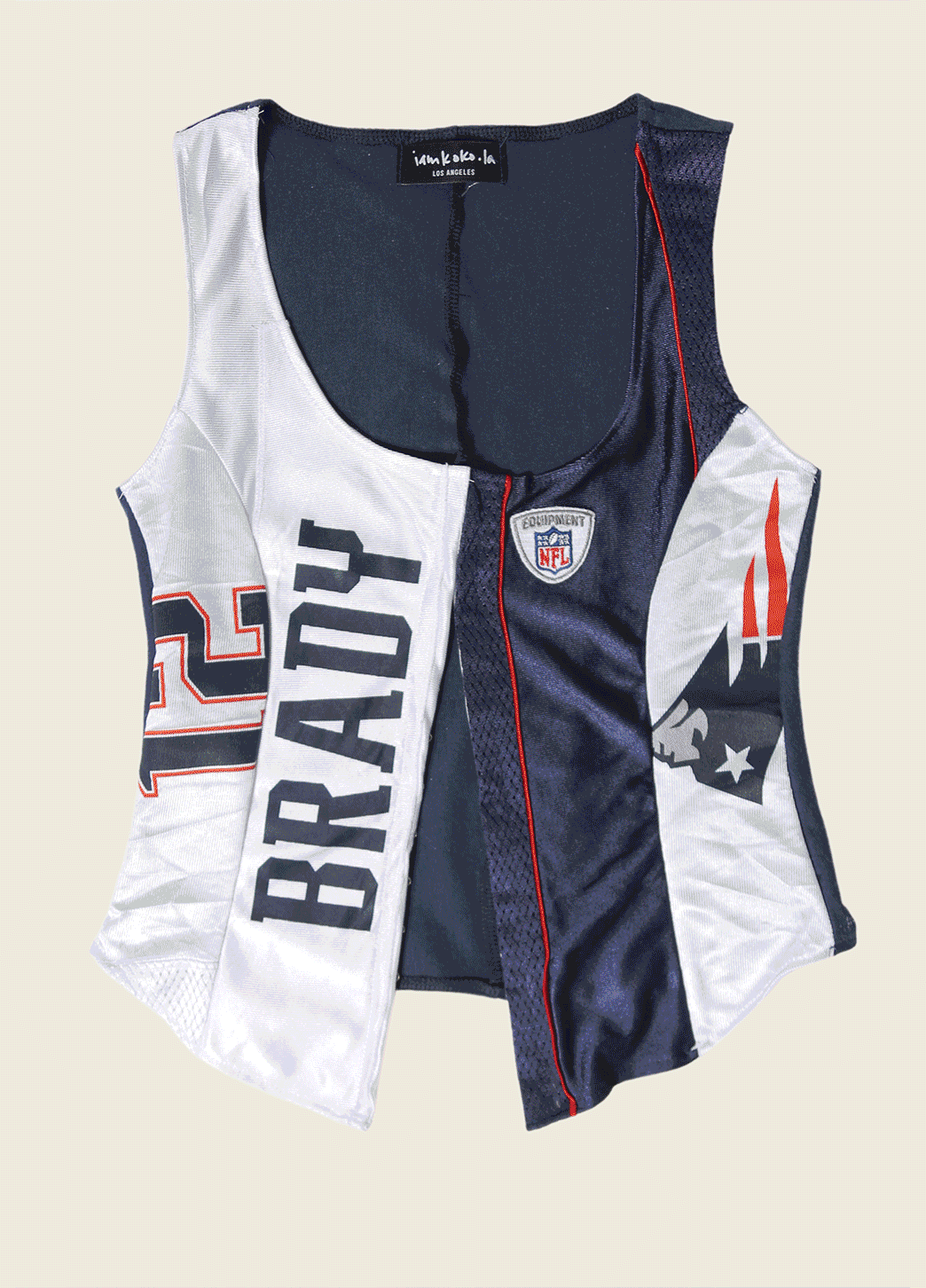 custom reworked jersey hook n eye tank