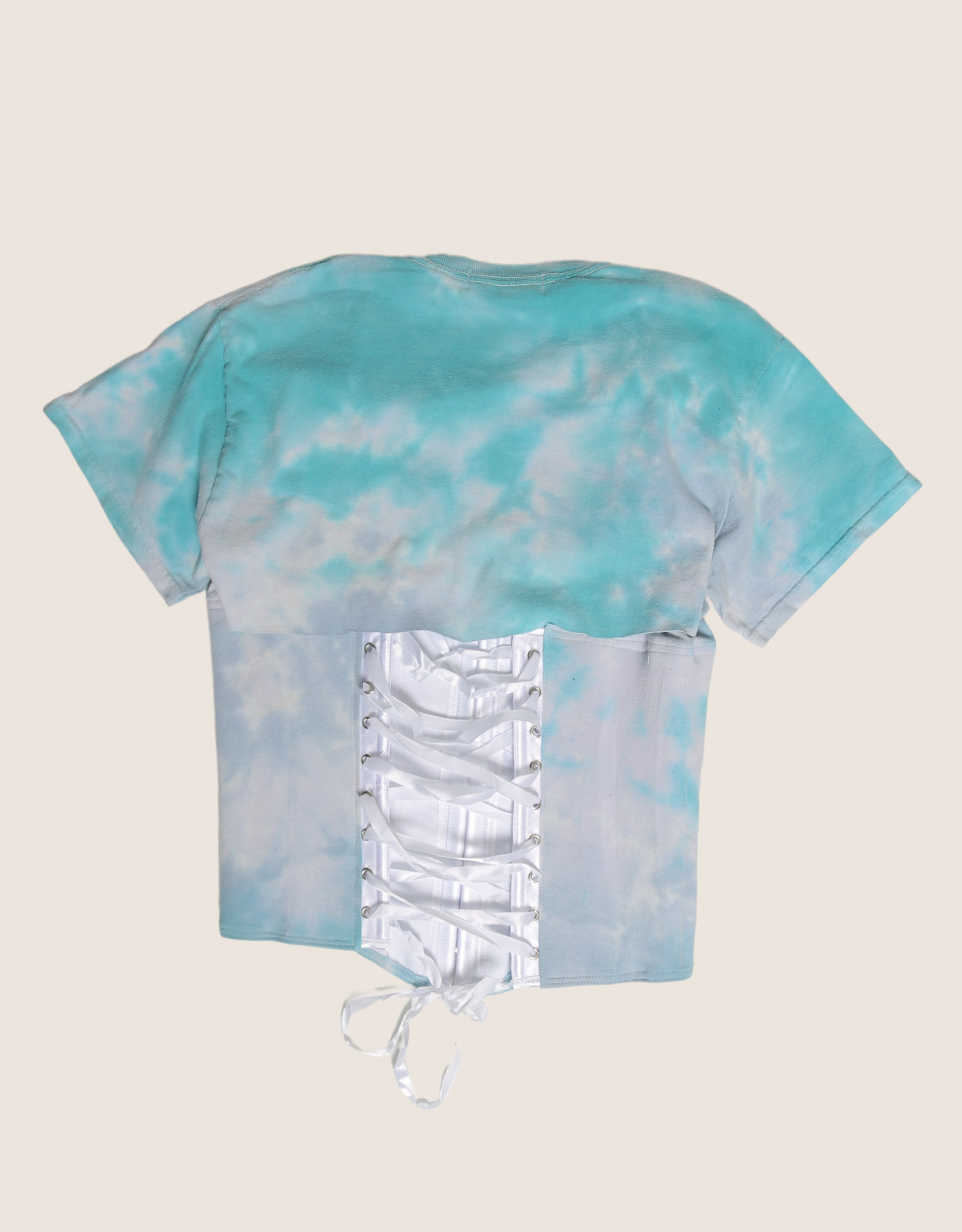 def leppard reworked snap corset t shirt