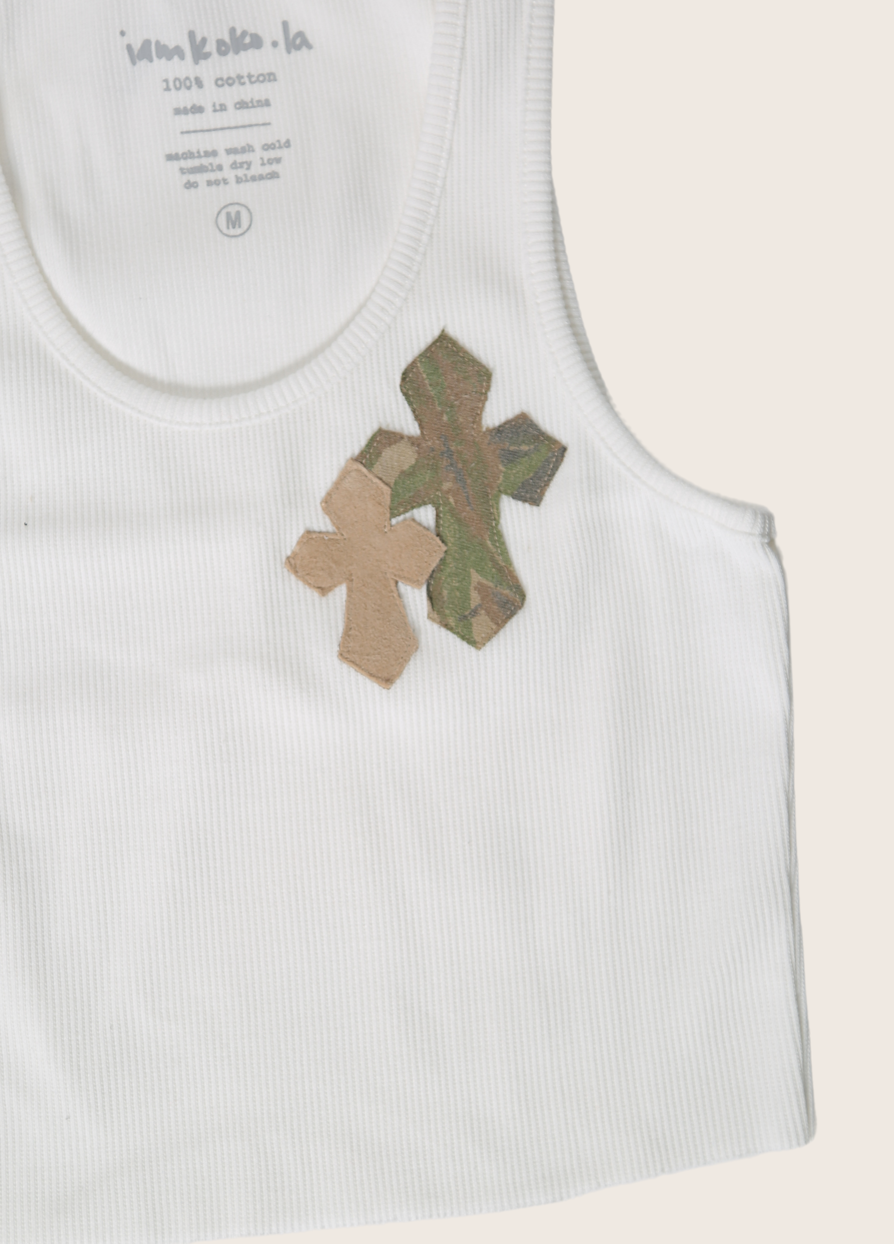 double cross patch tank