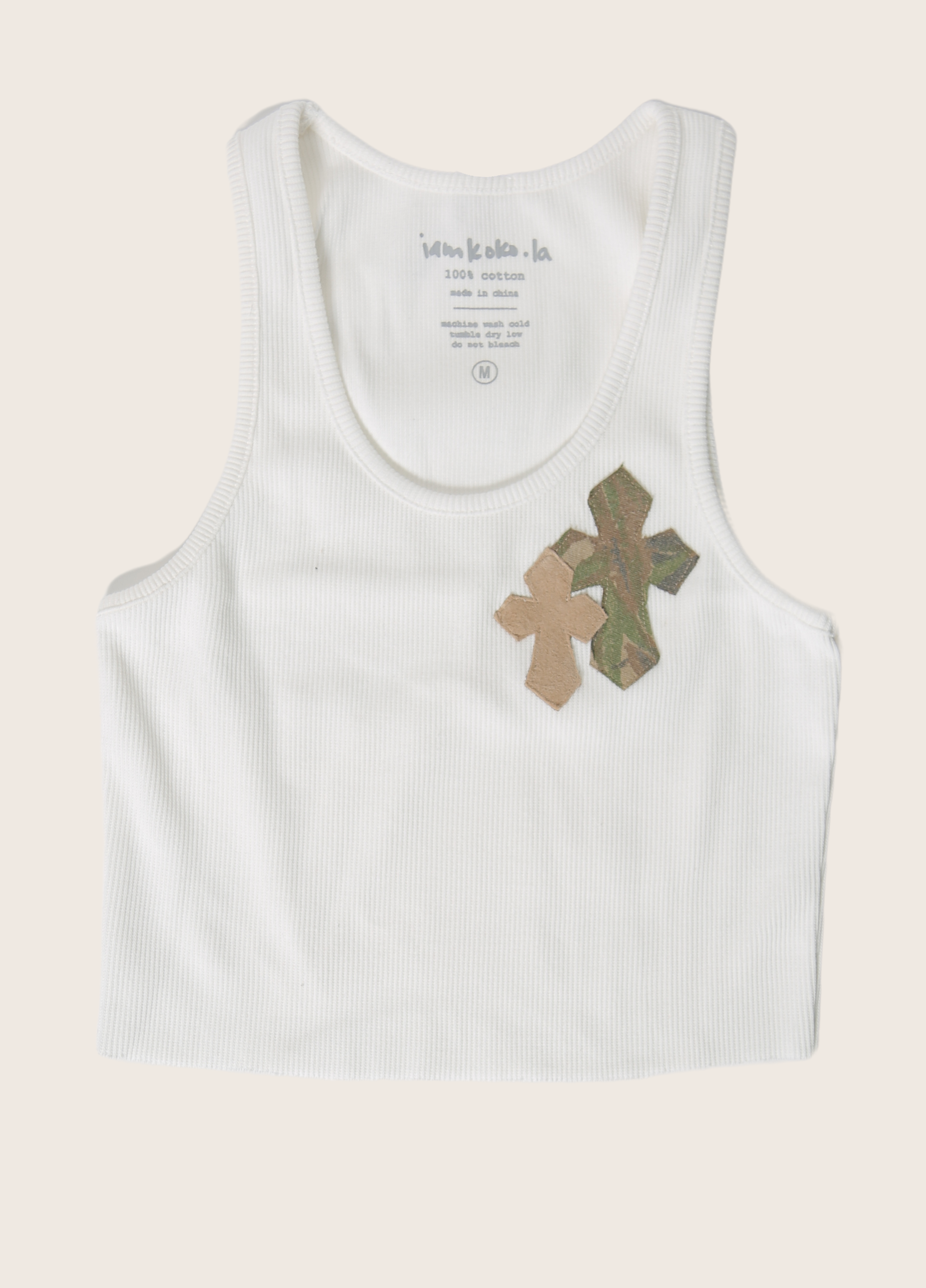 double cross patch tank
