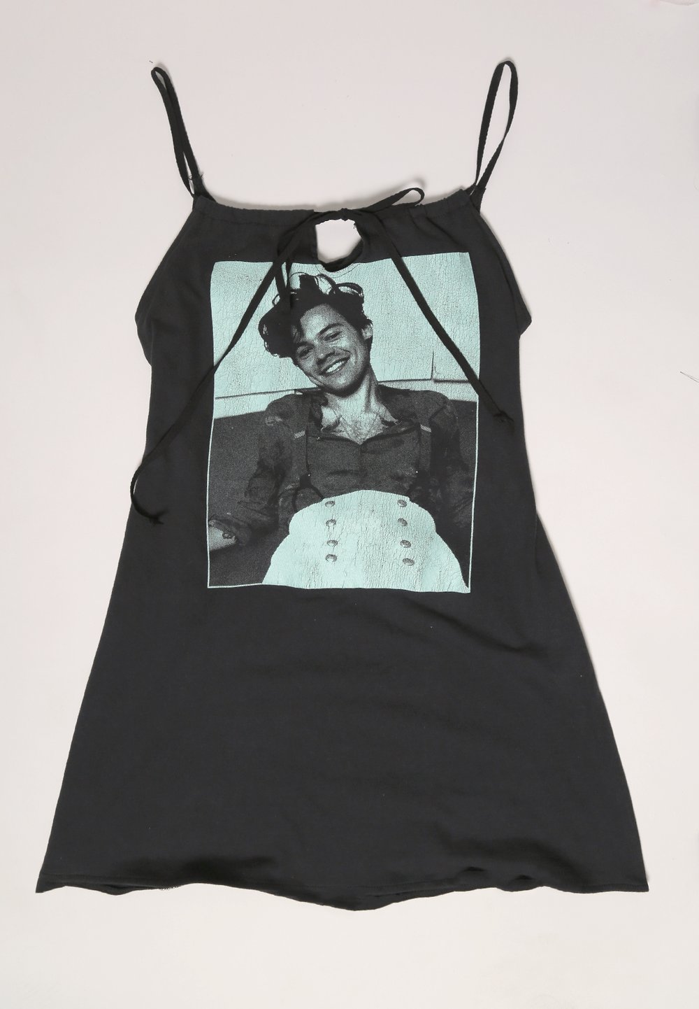 harry styles reworked tie front dress