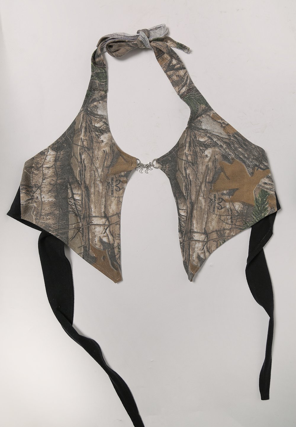 real tree charm front halter top