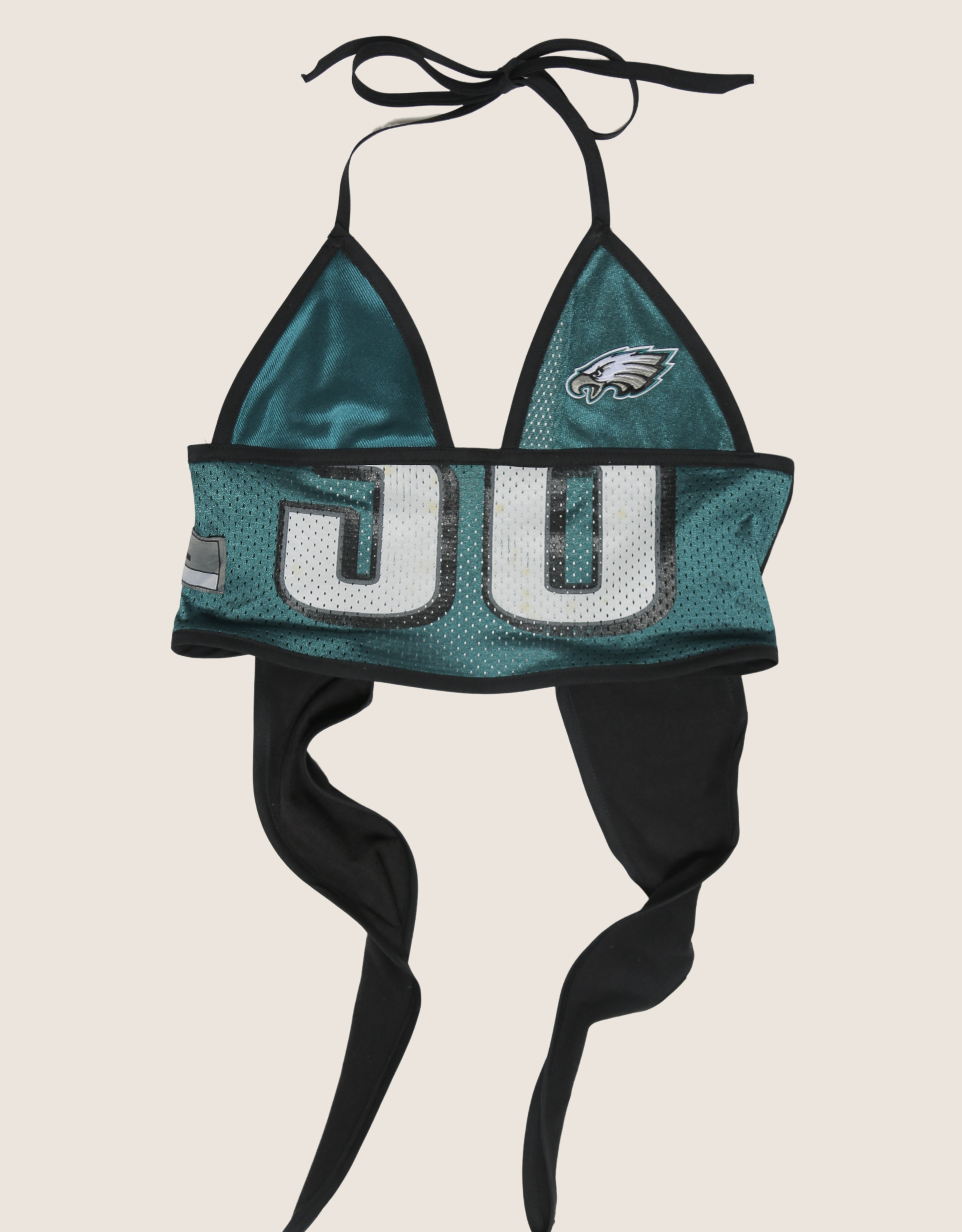 eagles jersey halter top