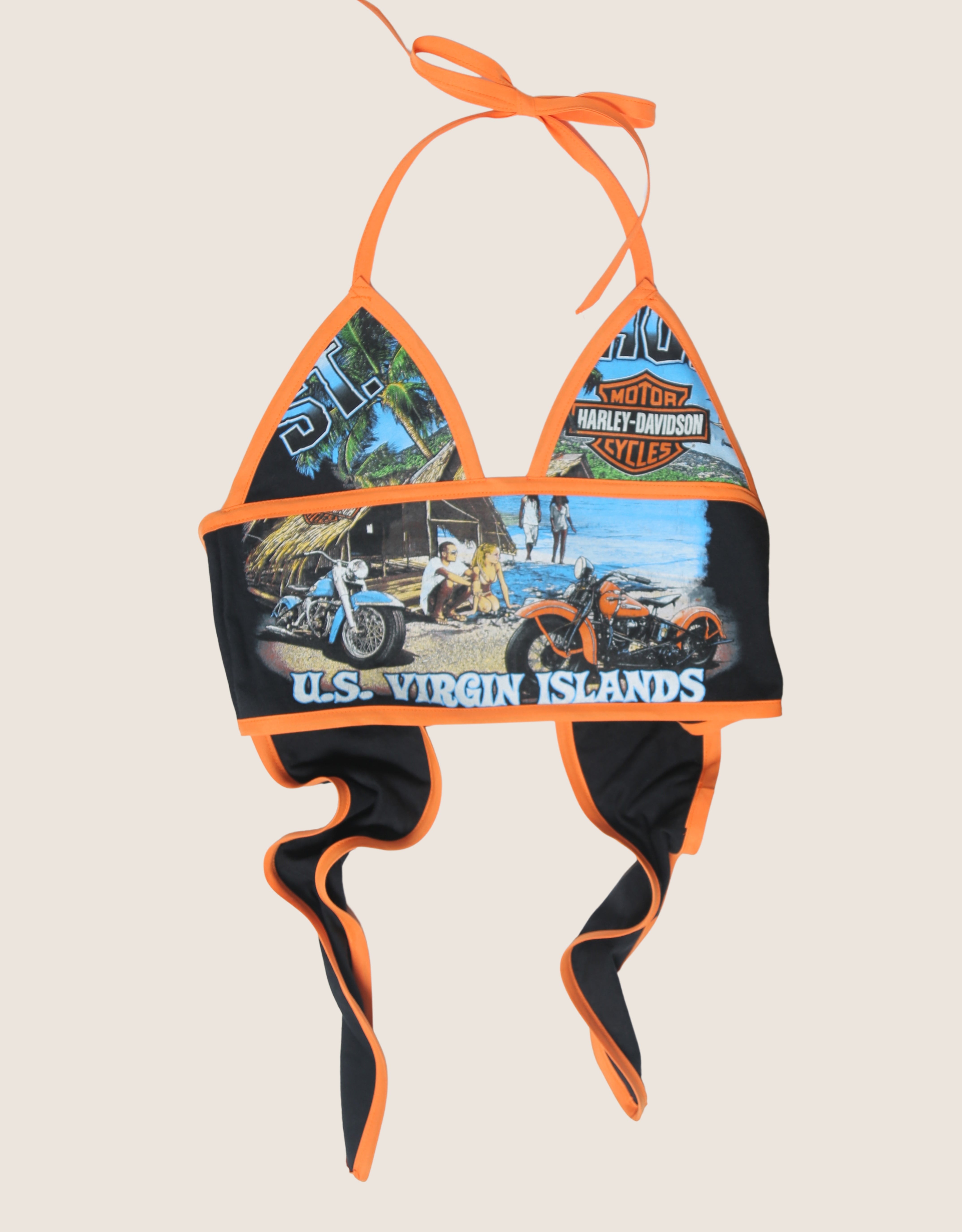 harley virgin islands halter top (s/m)
