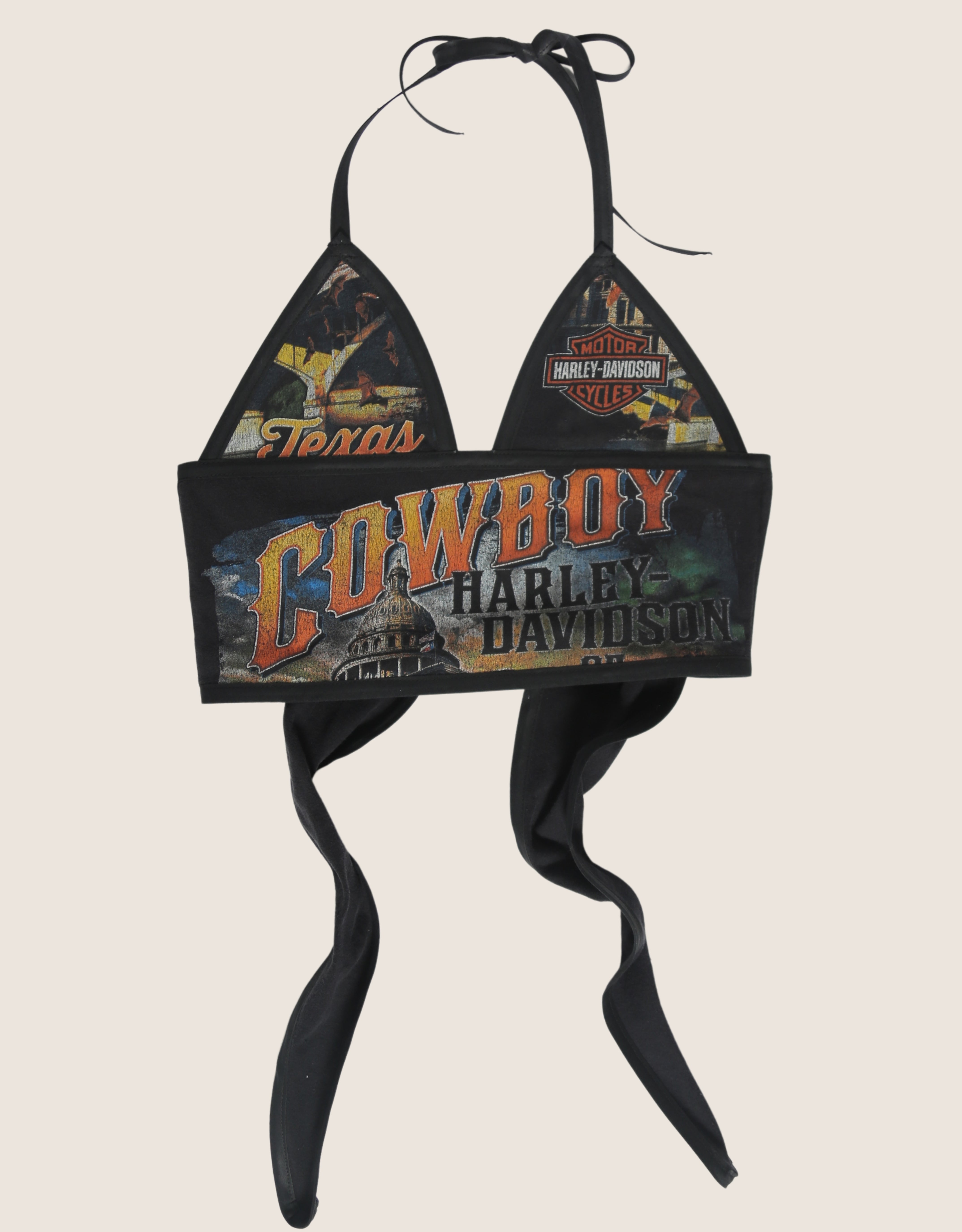 harley cowboy halter top (s/m)