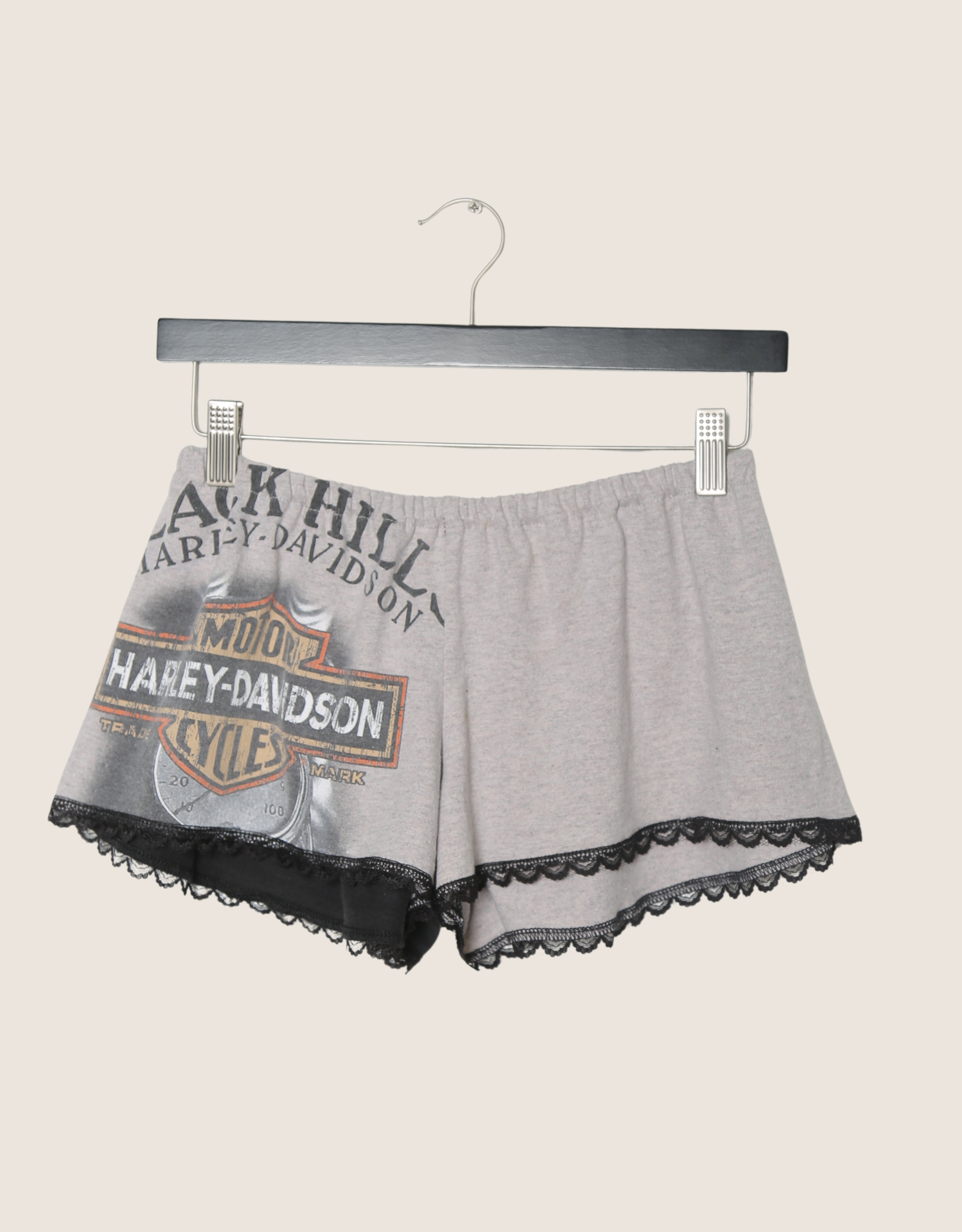black hills harley reworked mini shorts