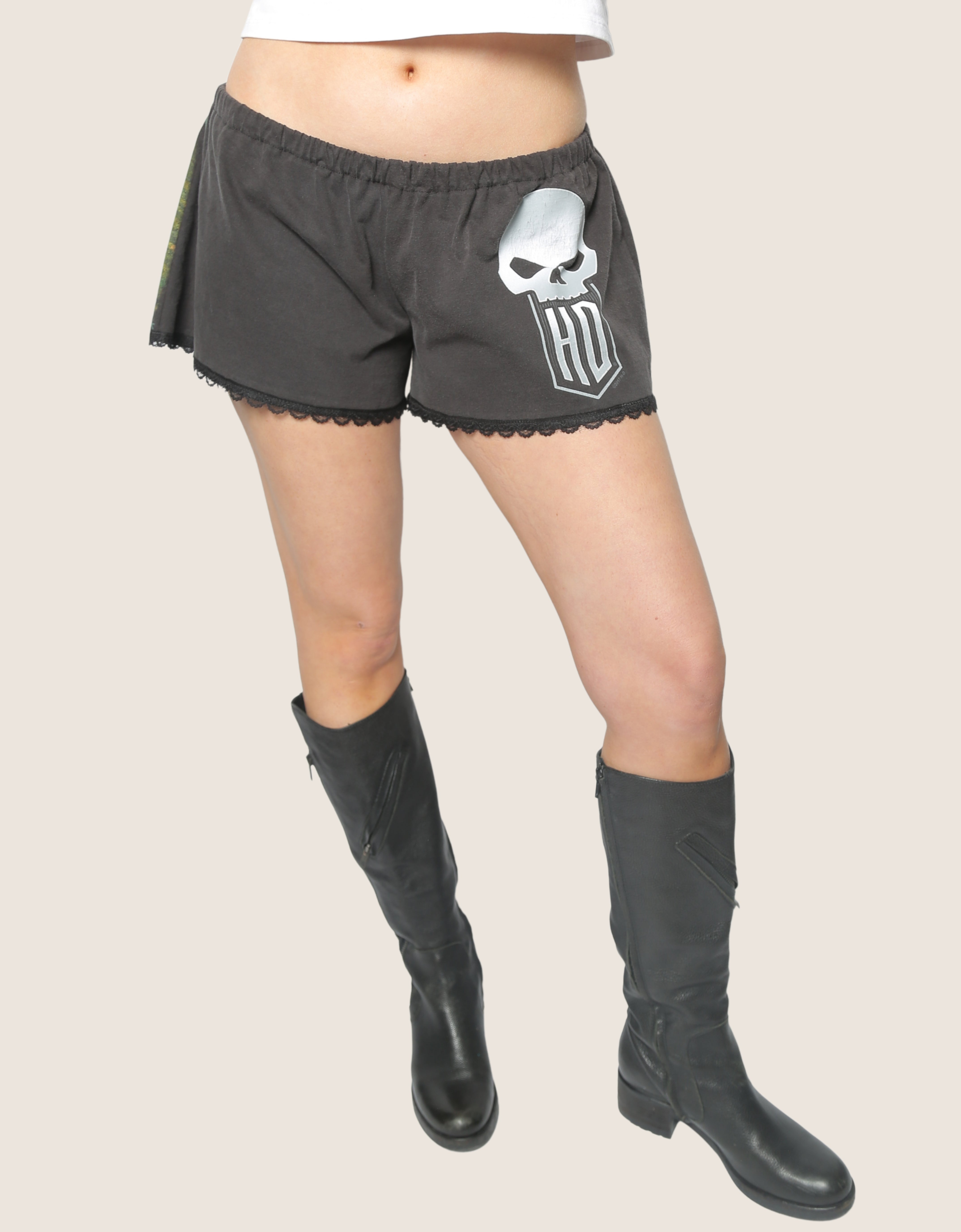 hollywood harley reworked mini shorts (medium)